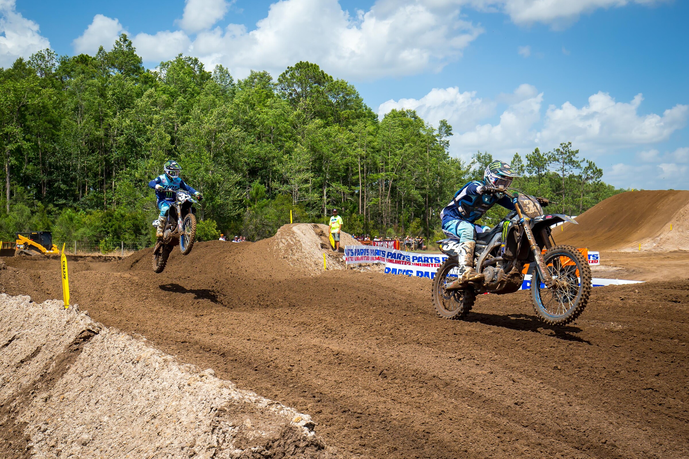Cooper (left) and Ferrandis at the Florida National.