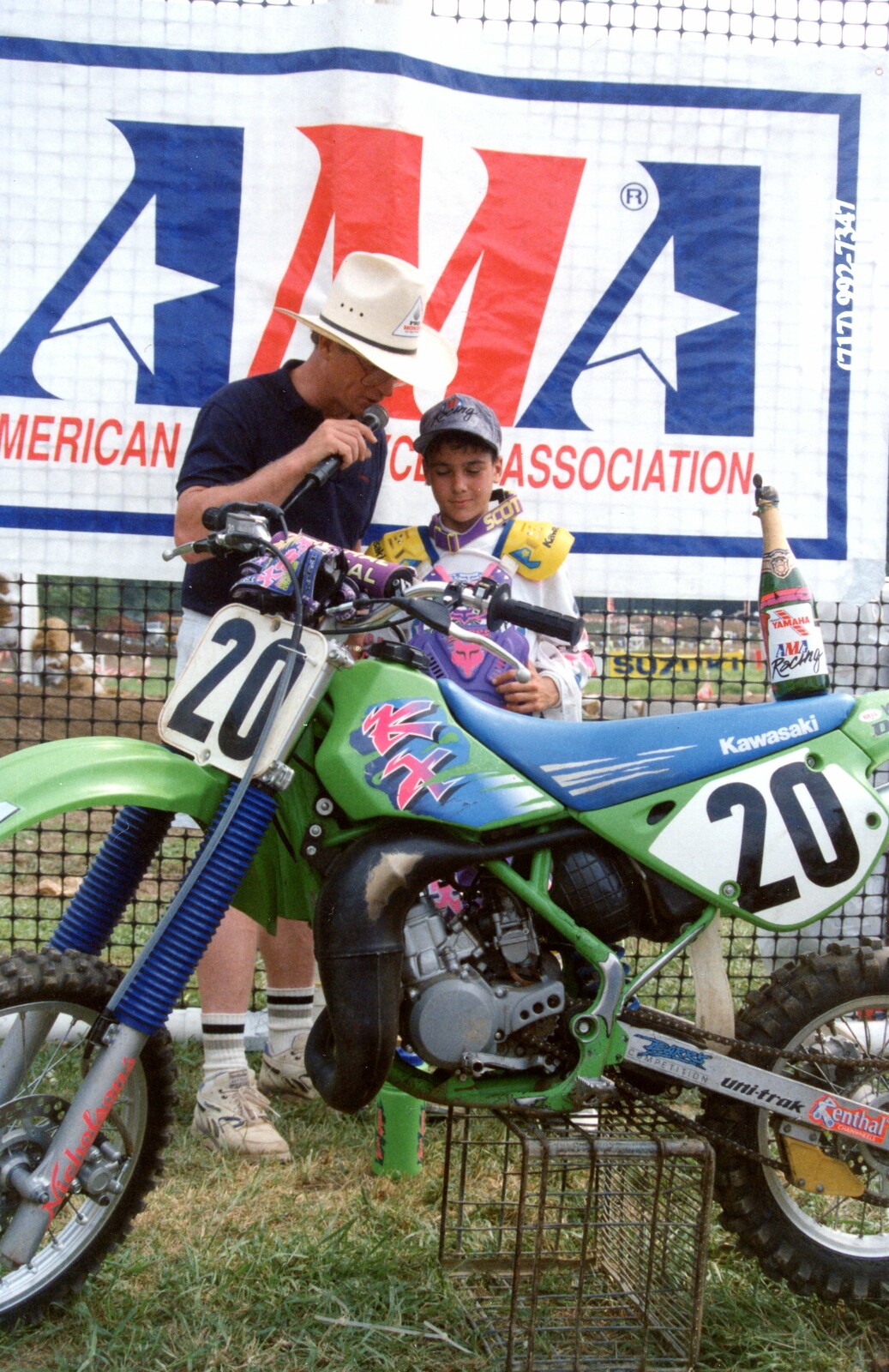 Nick Wey at the 1992 AMA Amateur National Motocross Championship.