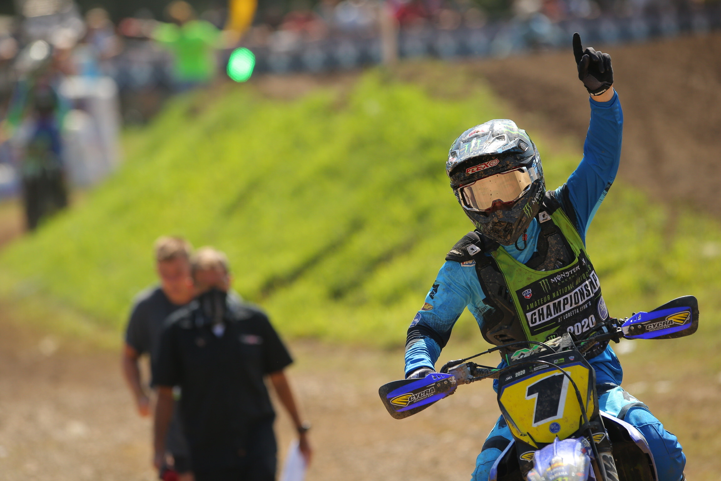 LeBlanc after taking the moto three win and successfully defending his #1 plate in the 450 B.