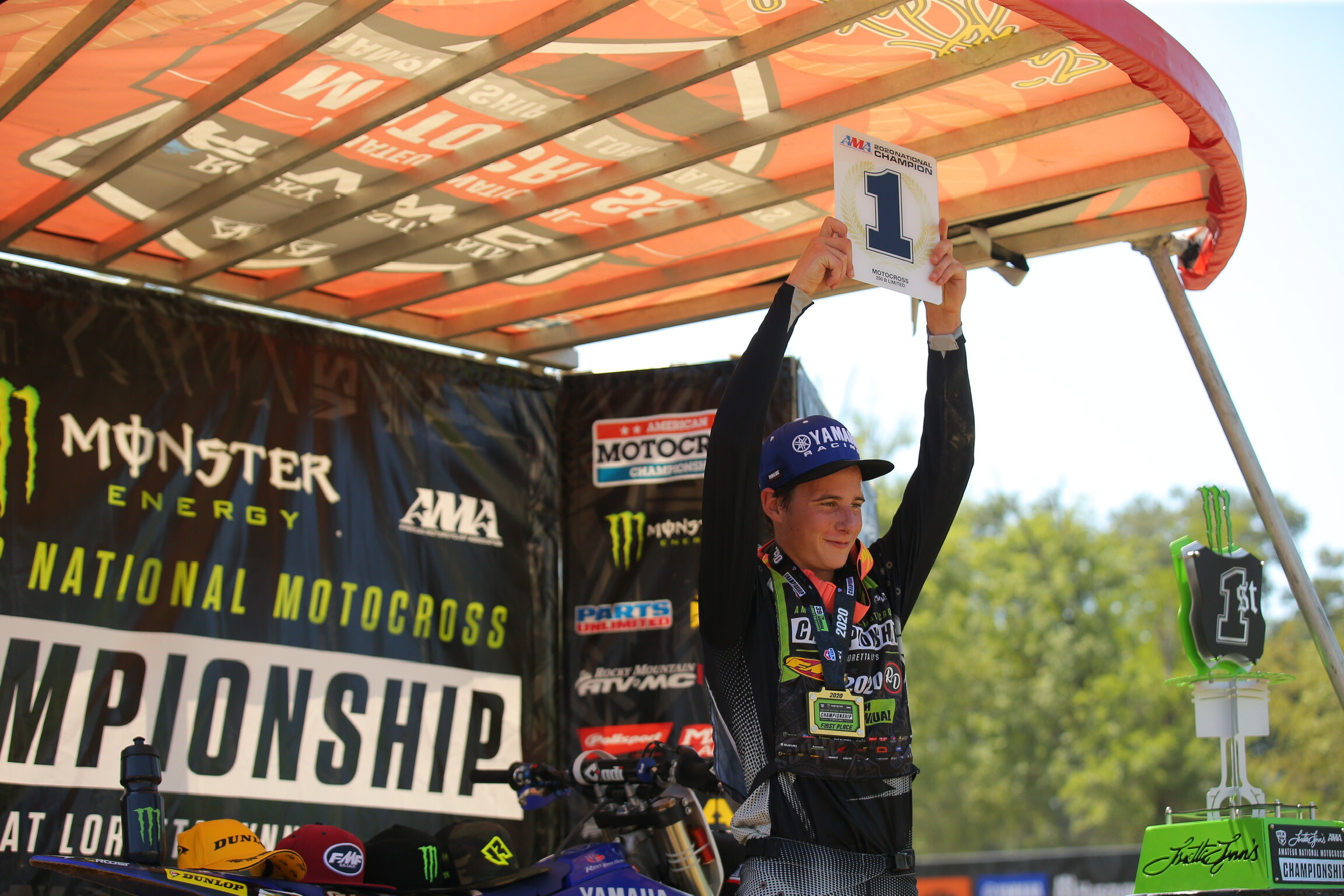 Rock River Yamaha's Levi Kitchen swept the 250 B Limited class.