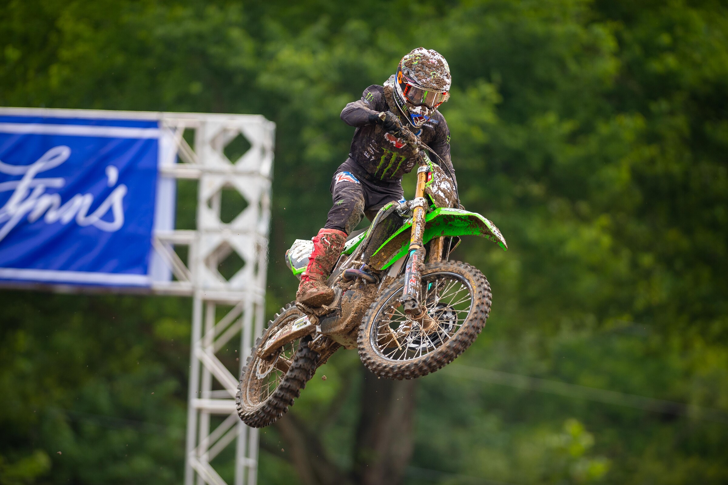 Sanayei on his Monster Energy/Pro Circuit Kawasaki KX250.