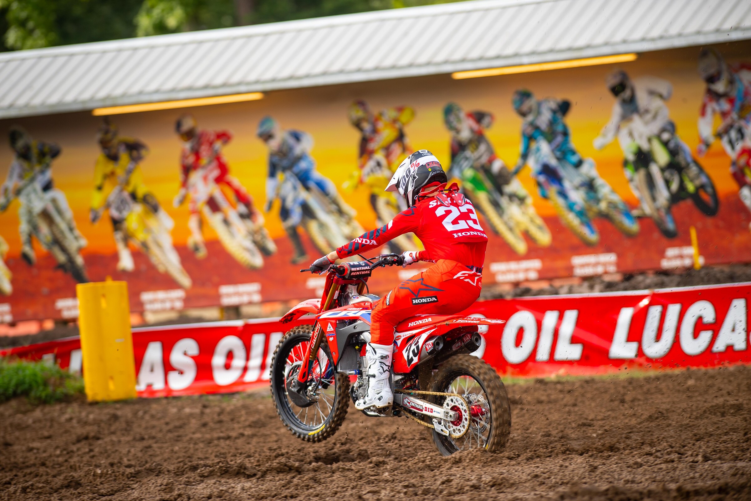 Sexton had the fastest 450 time in qualifying today.