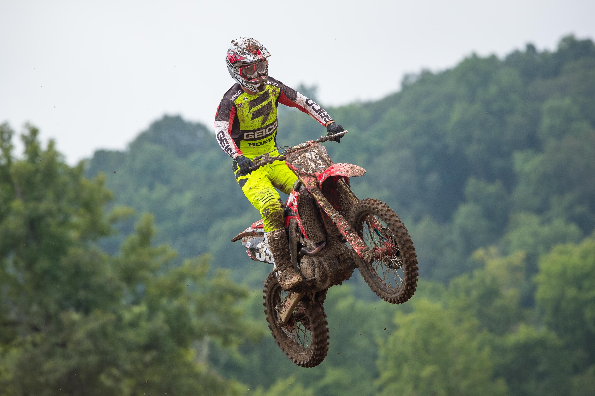 Hunter Lawrence suffered a bike issue on the second lap and did not finish the moto, officially finishing 37th.