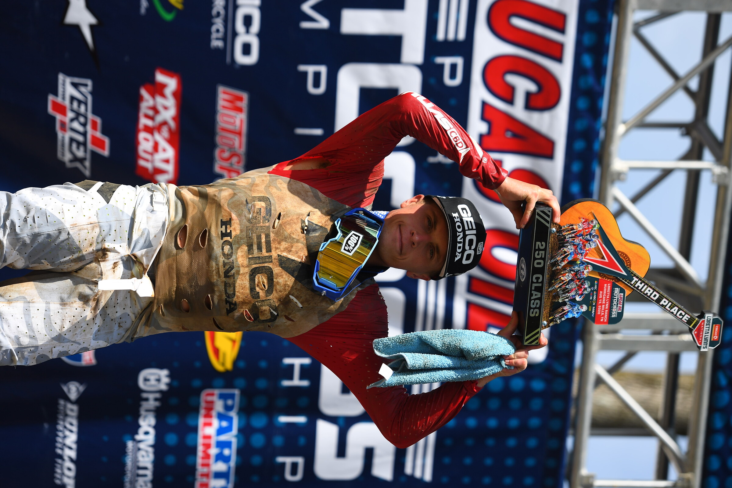 Jeremy Martin (2-3) finished third overall in the 250 Class.