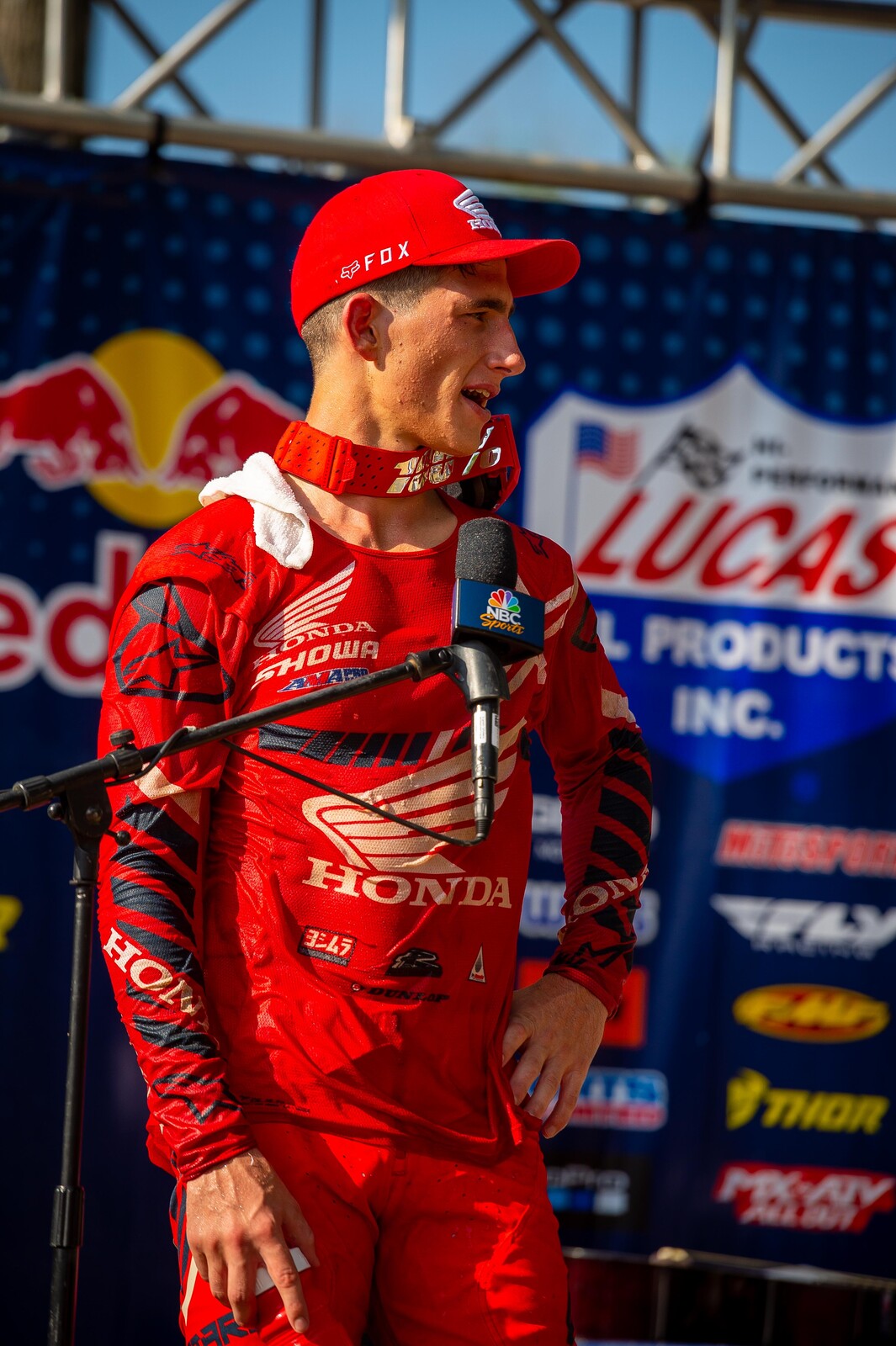 Sexton finished eighth overall (13-3) in his 450 Class debut.