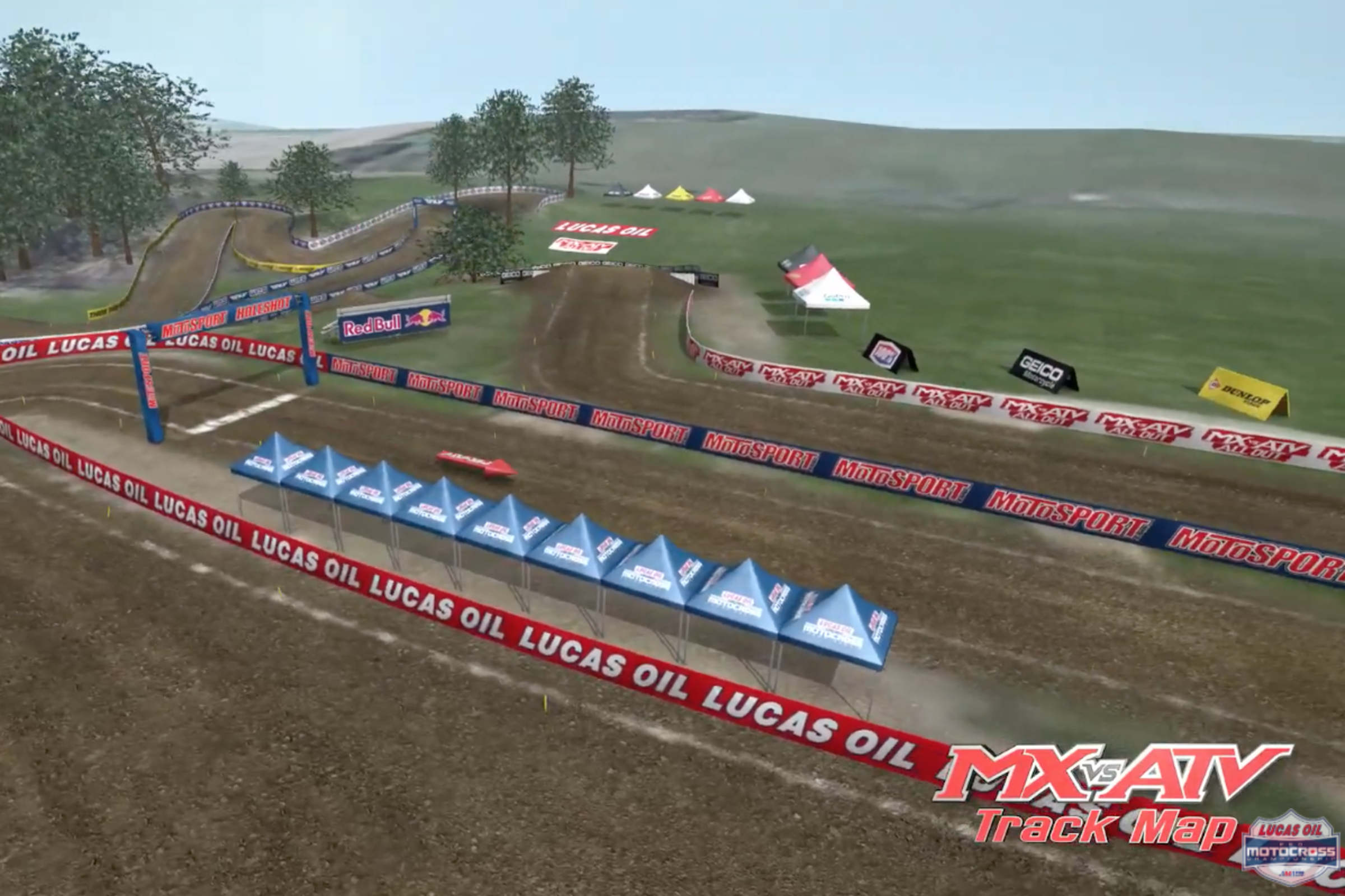 RedBud 1 National Animated Track Map
