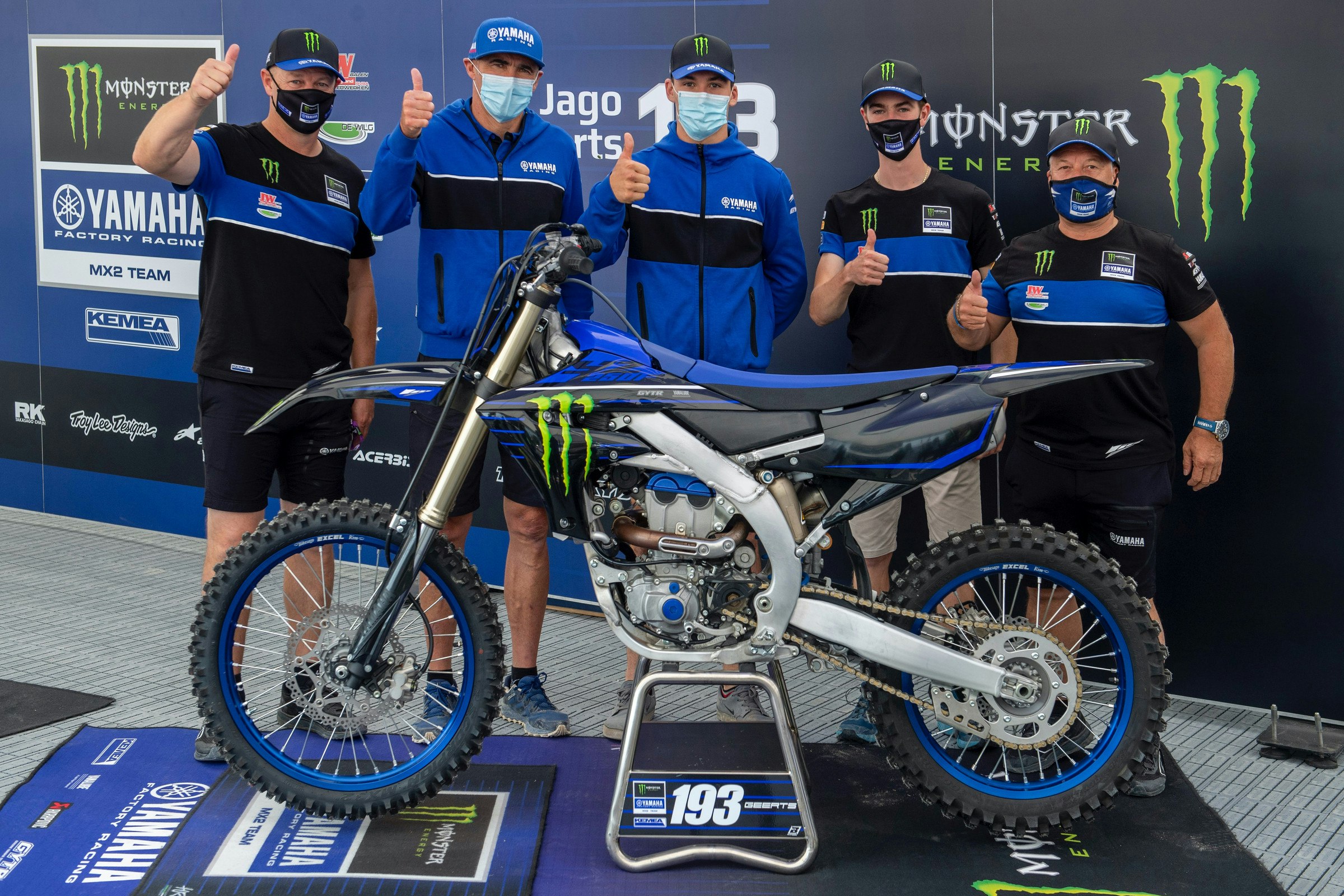 Yamaha Confirms Jago Geerts & Maxime Renaux on MX2 Roster Through 2022
