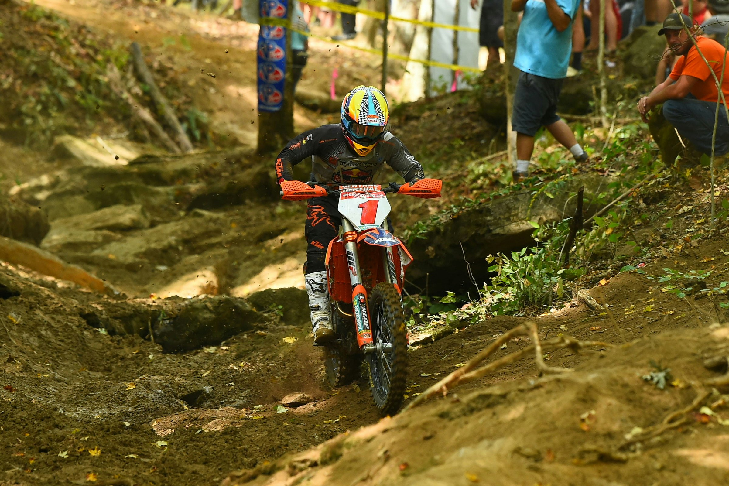 Kailub Russell to Push Through Knee Injury For Final GNCC Rounds