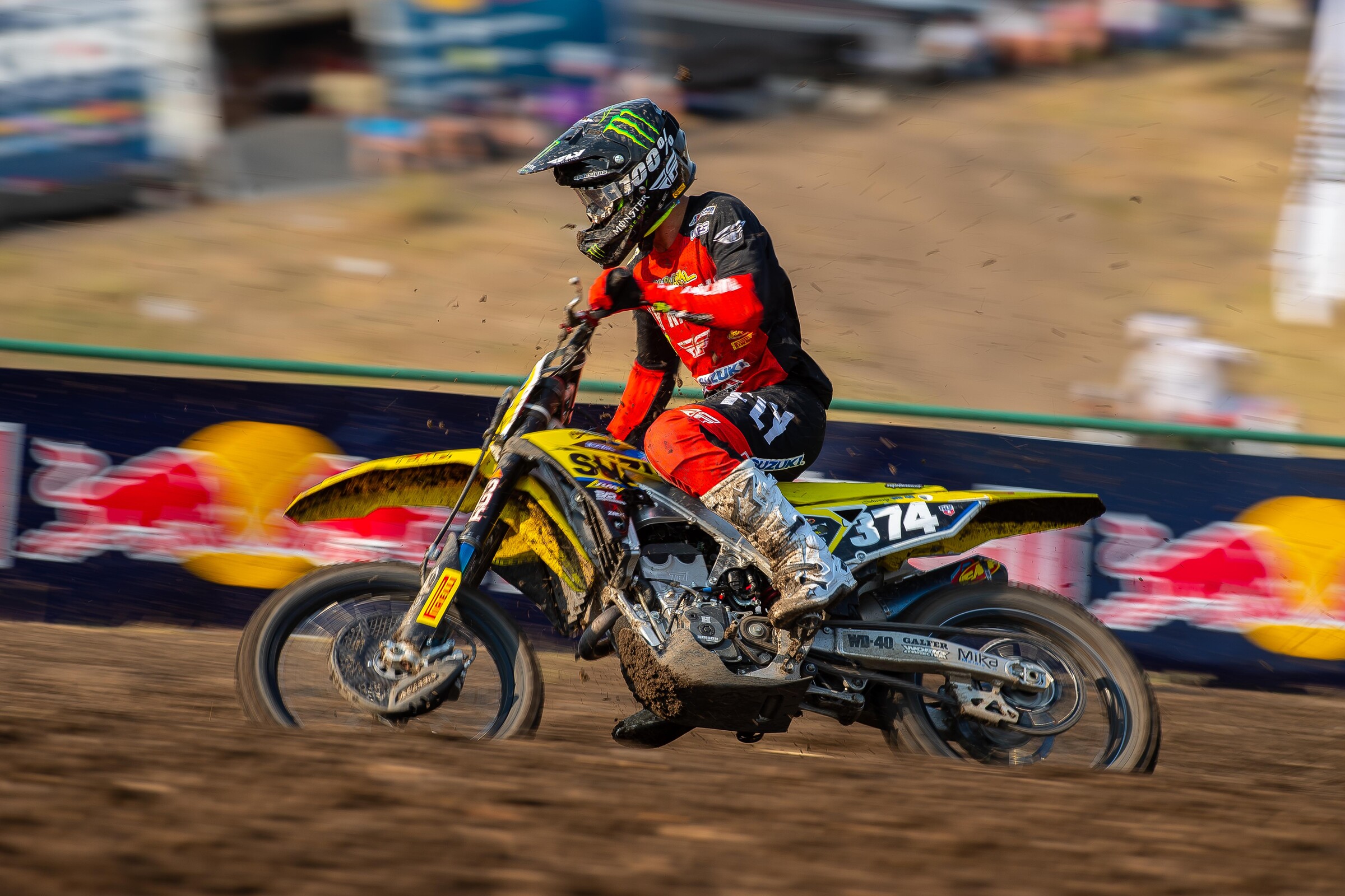 Schwartz finished 12th overall (10-15 moto finishes) at the Thunder Valley National, his second pro event.