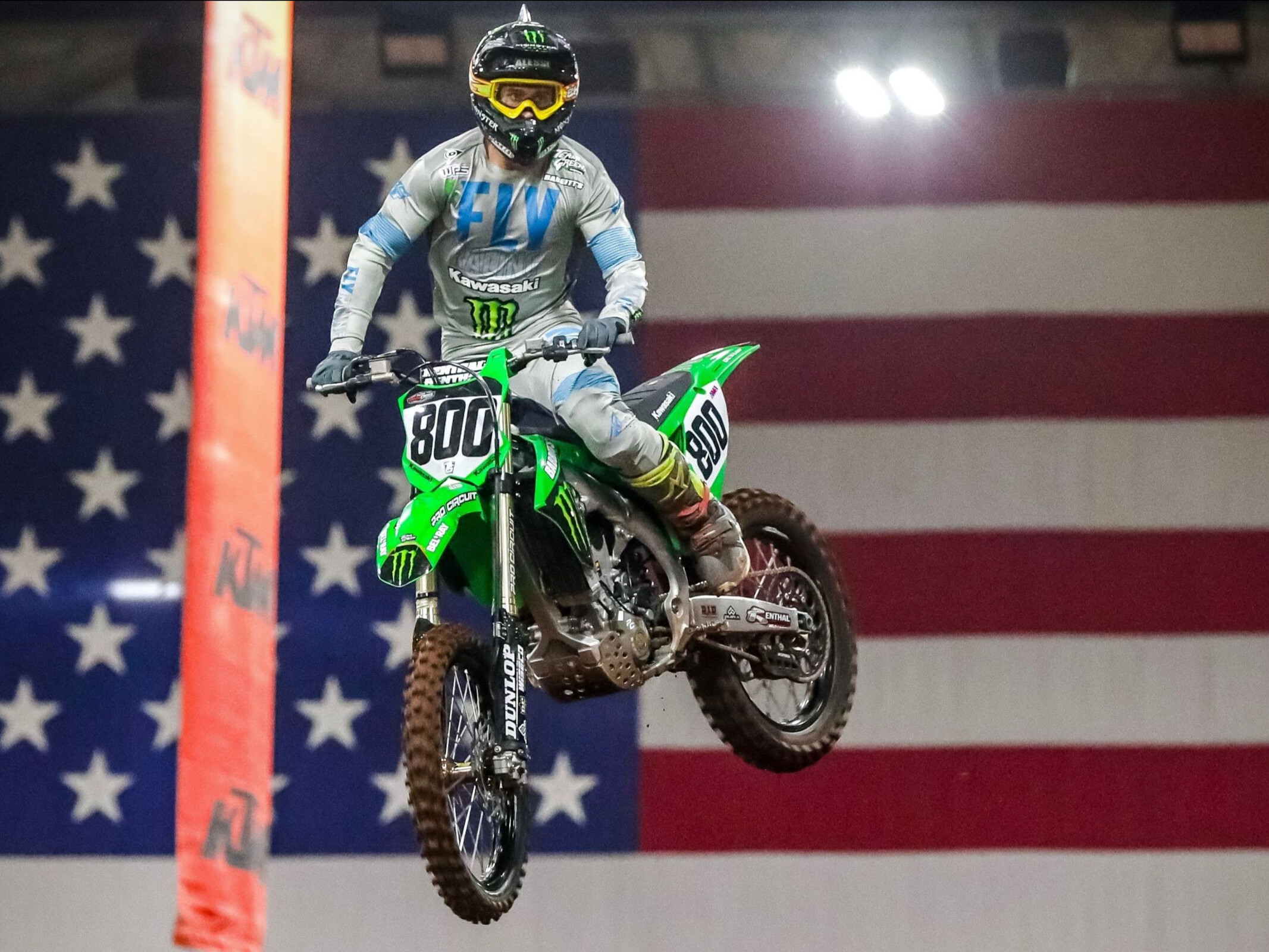 Mike Alessi during a round 5 heat race.