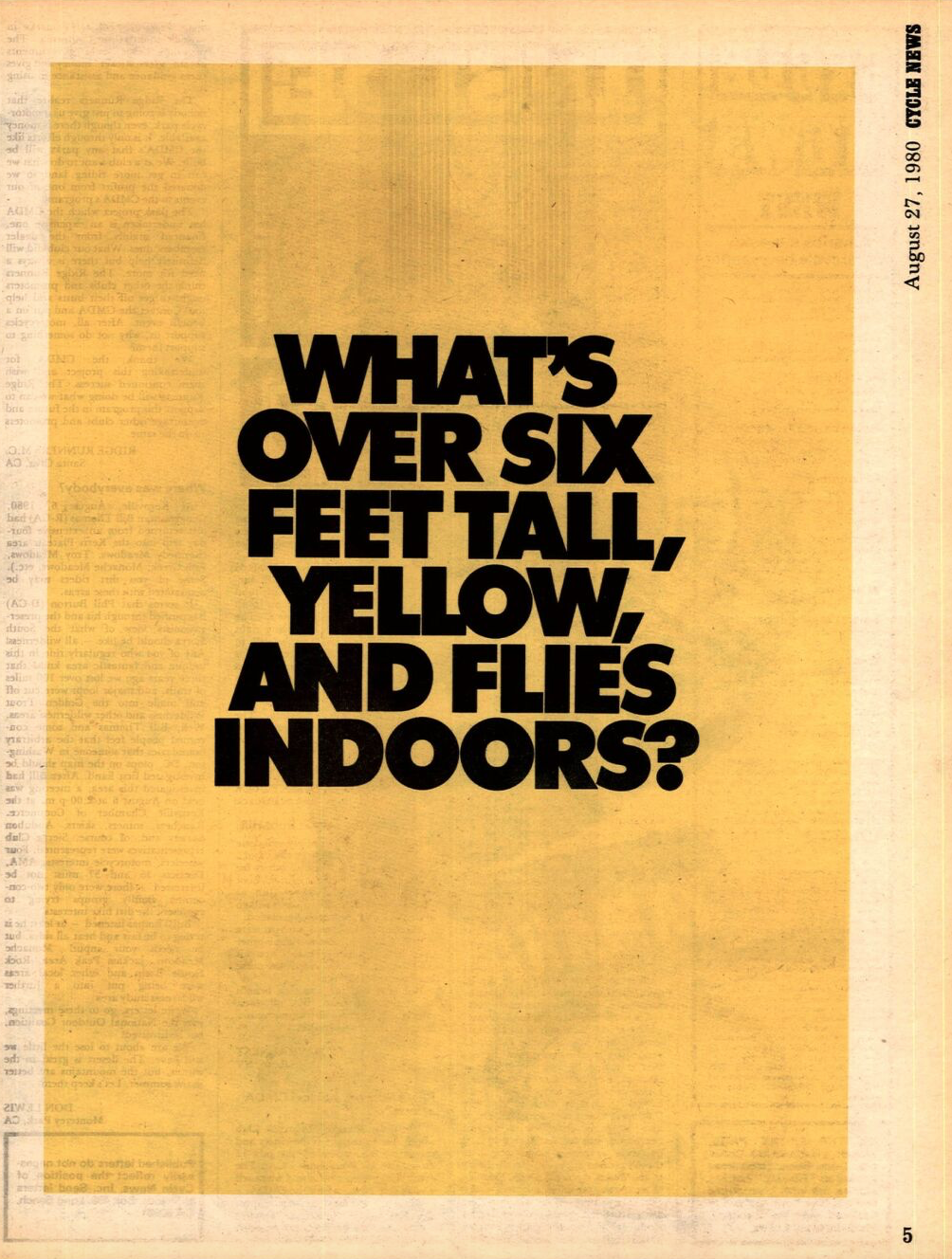 Yamaha's champion win ad for Mike Bell.