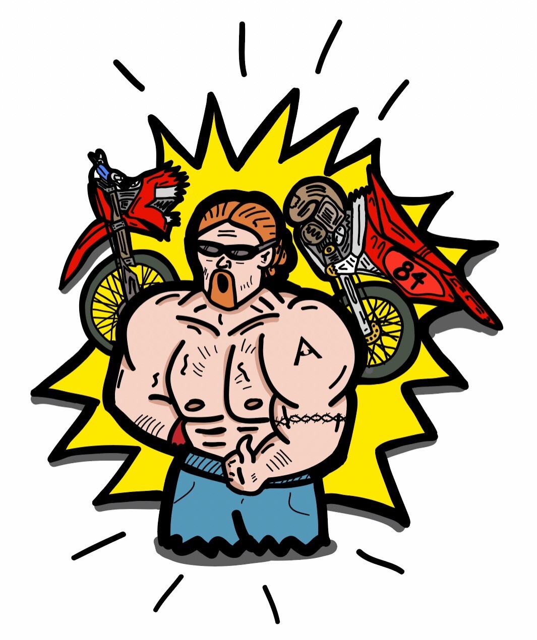 The Ginja Ninja snapping bikes!