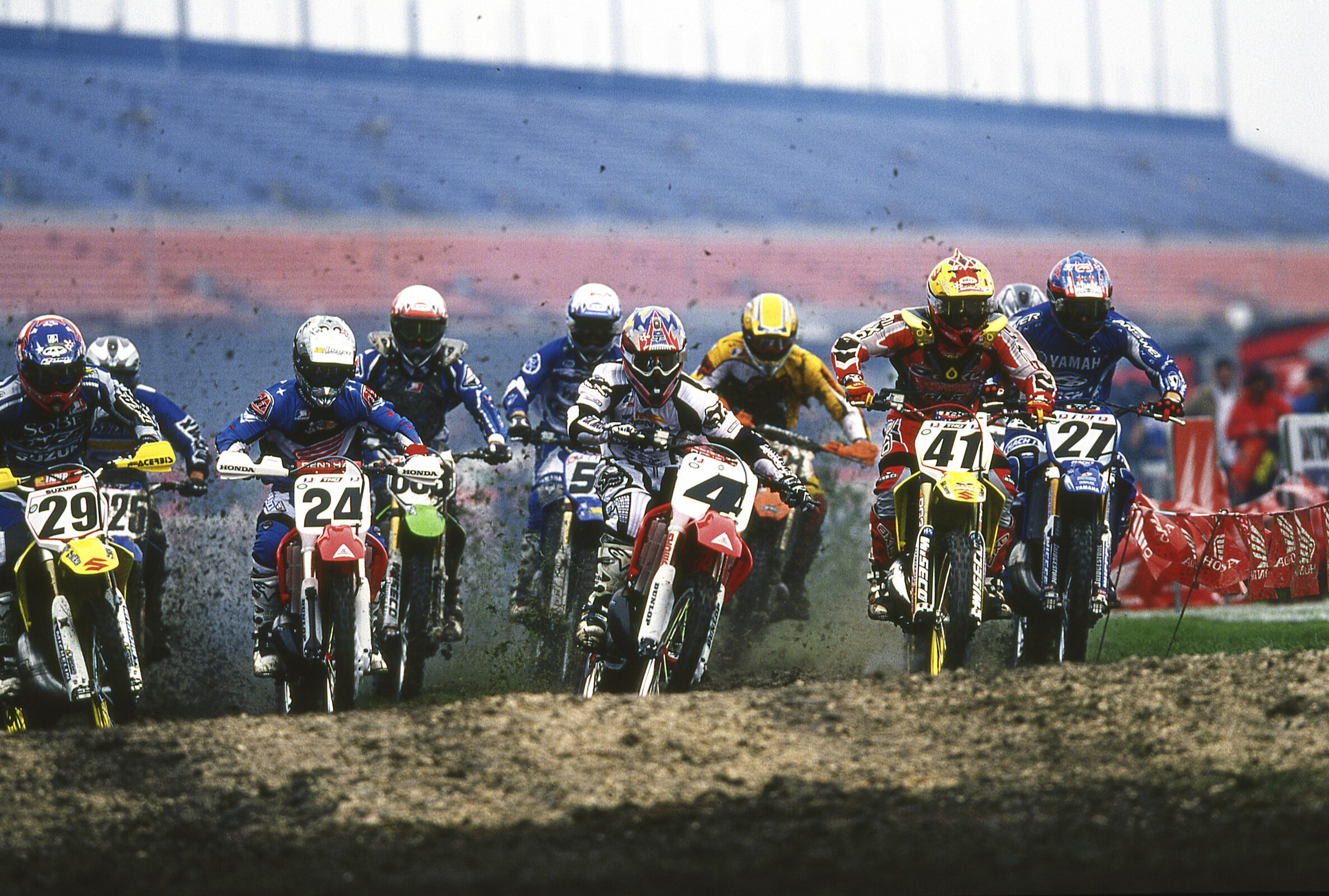 400th race: Ricky Carmichael at the 2003 Daytona Supercross