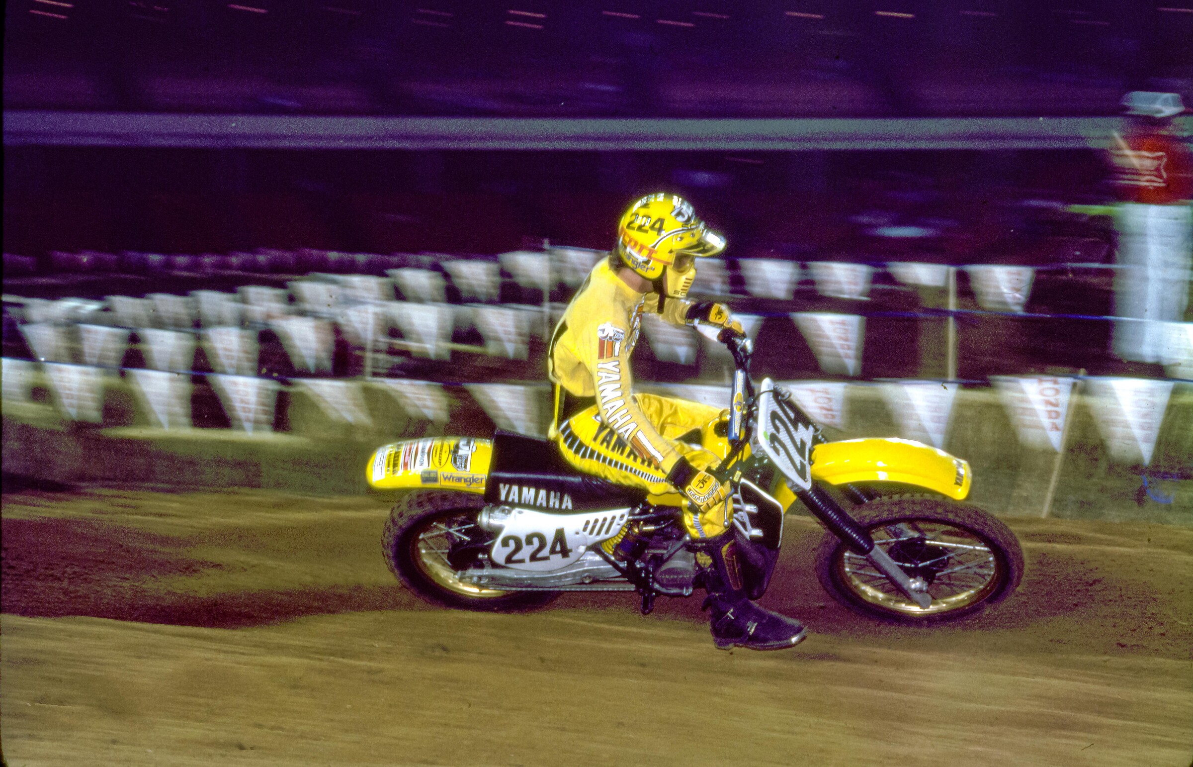 100th race: Ron Lechien in the 1983 Orlando Supercross