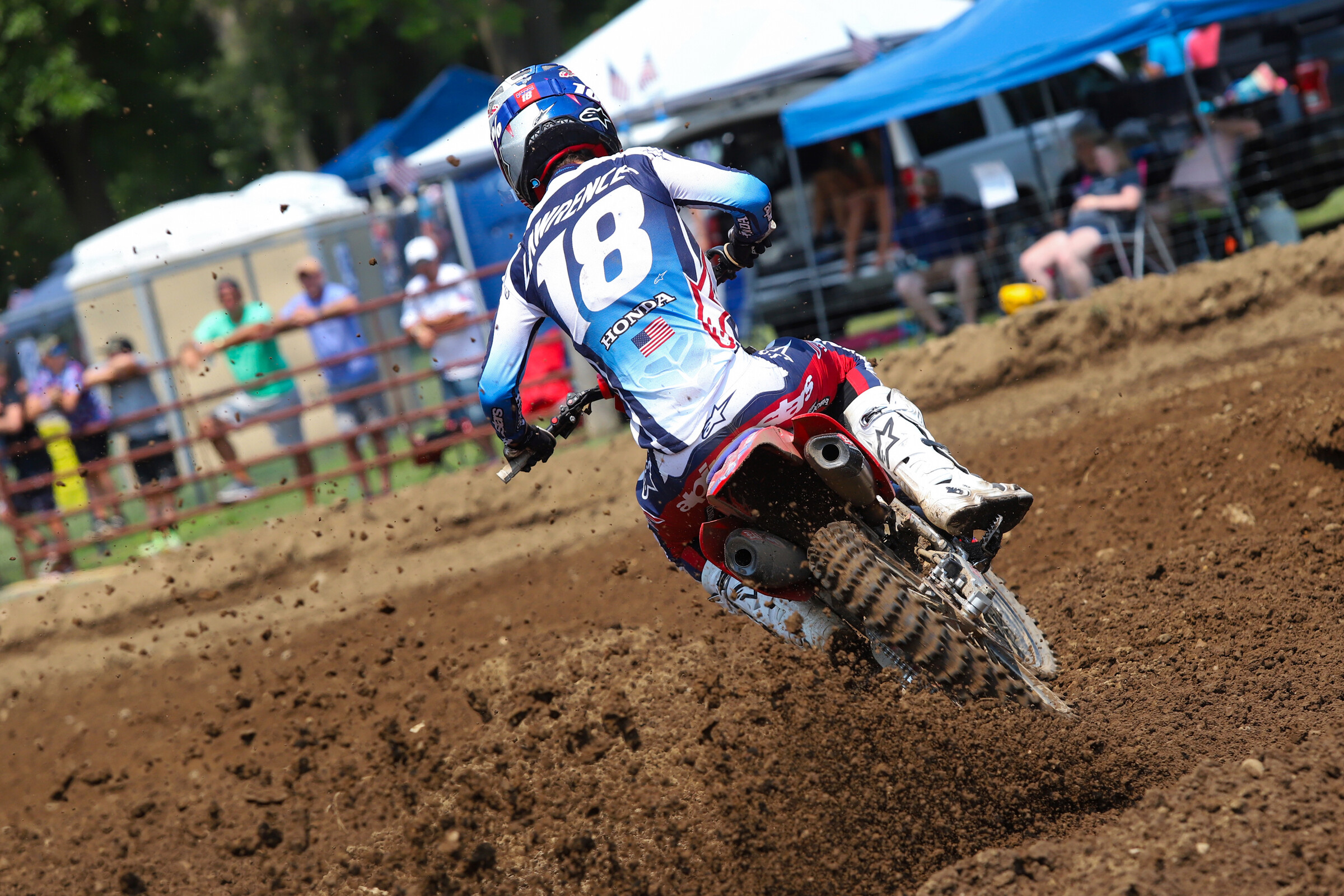 The #18 claimed his third moto win of the season at the RedBud National.