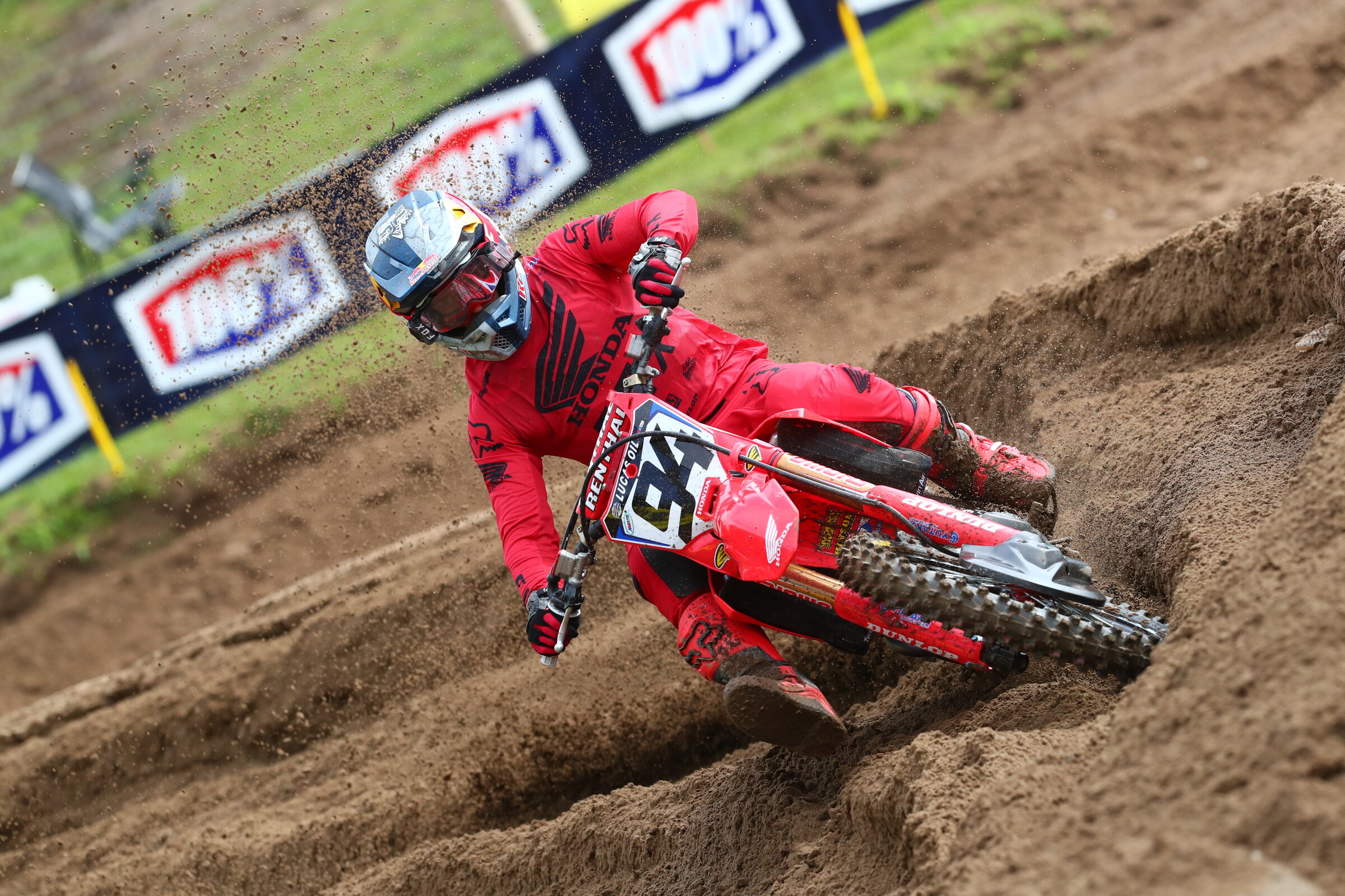 Ken Roczen's time from the second session landed him second-fastest qualifier.