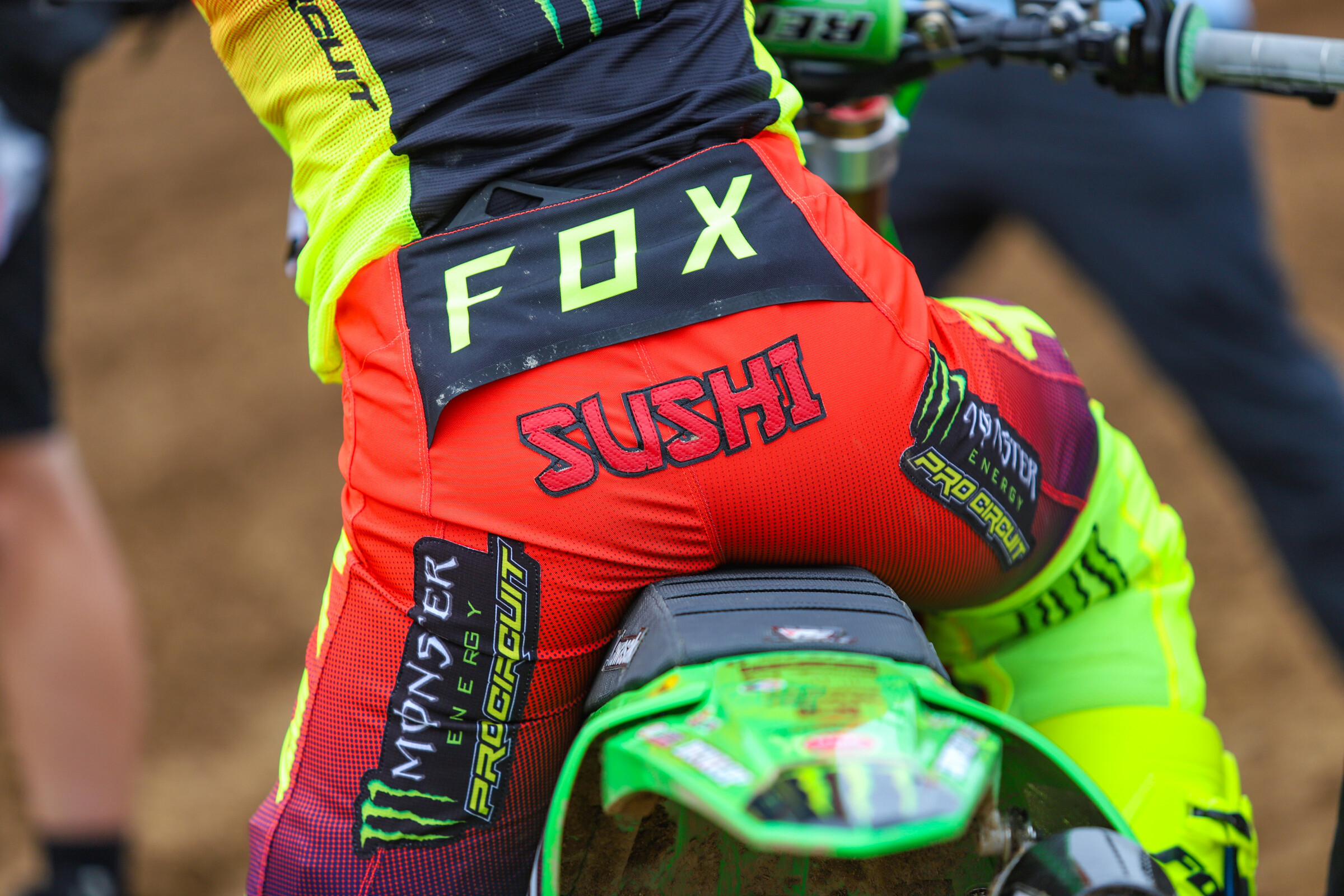 Jo Shimoda's butt patch at the High Point National.