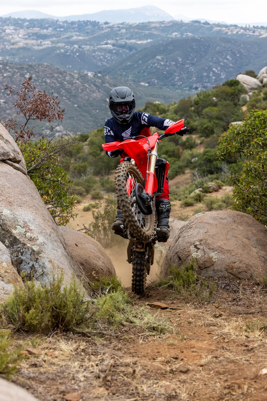 The 2022 Honda CRF250RX in action.