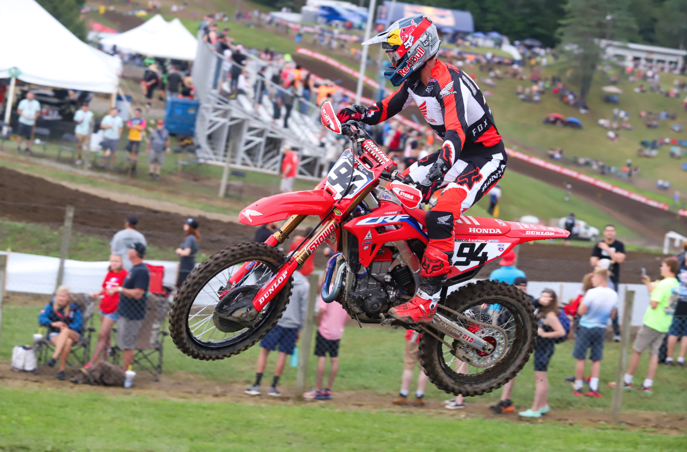 Roczen won the last time Pro Motocross visited Unadilla MX in 2019. Will he win again today?
