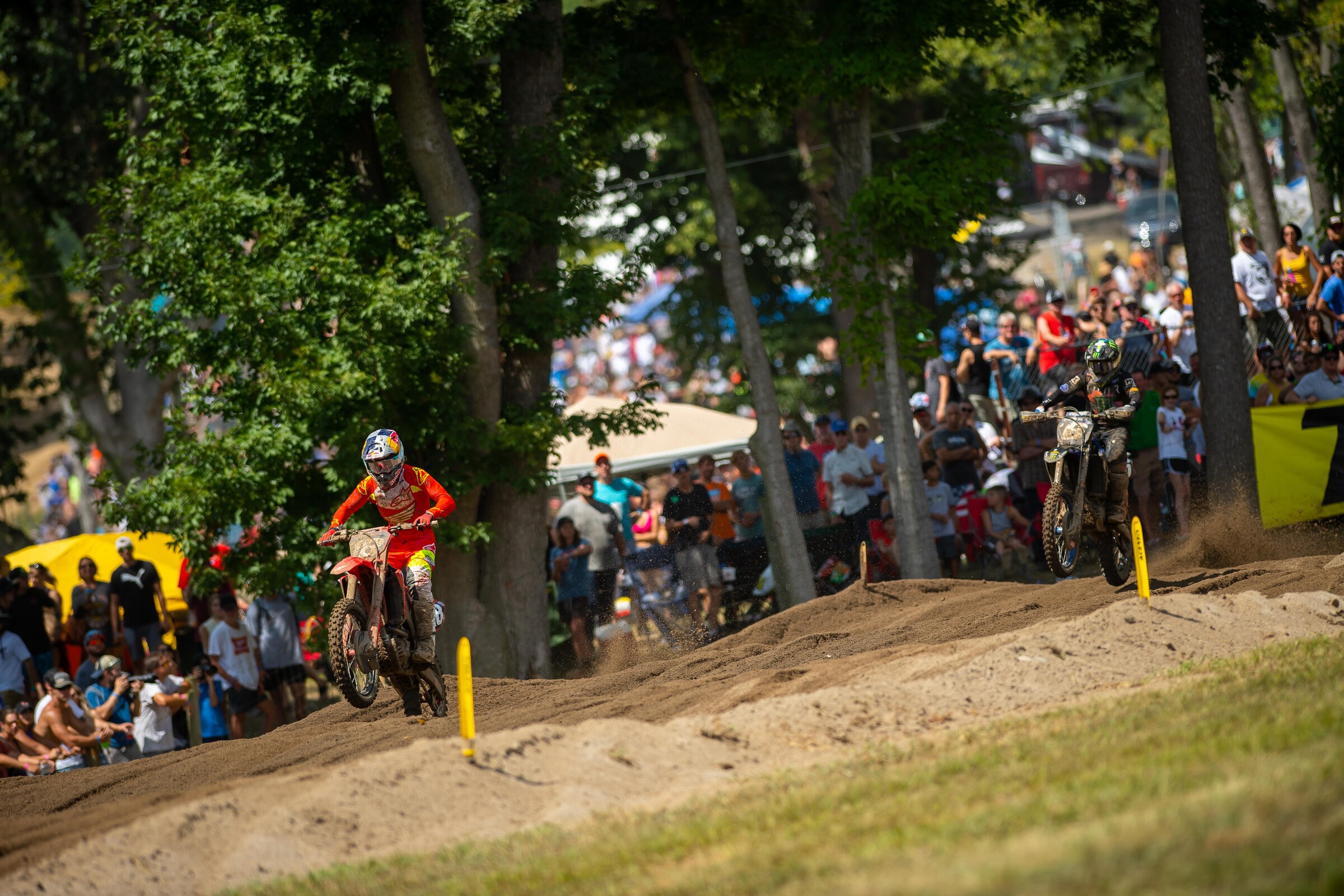 Lawrence leading Maritn.