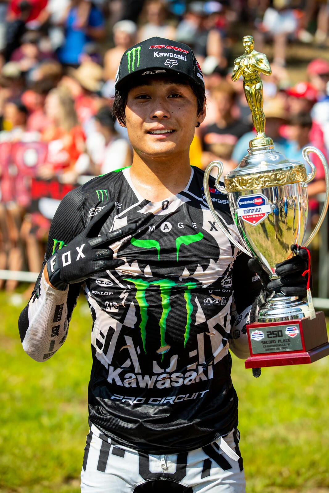 Shimoda's second overall ties a career-best.