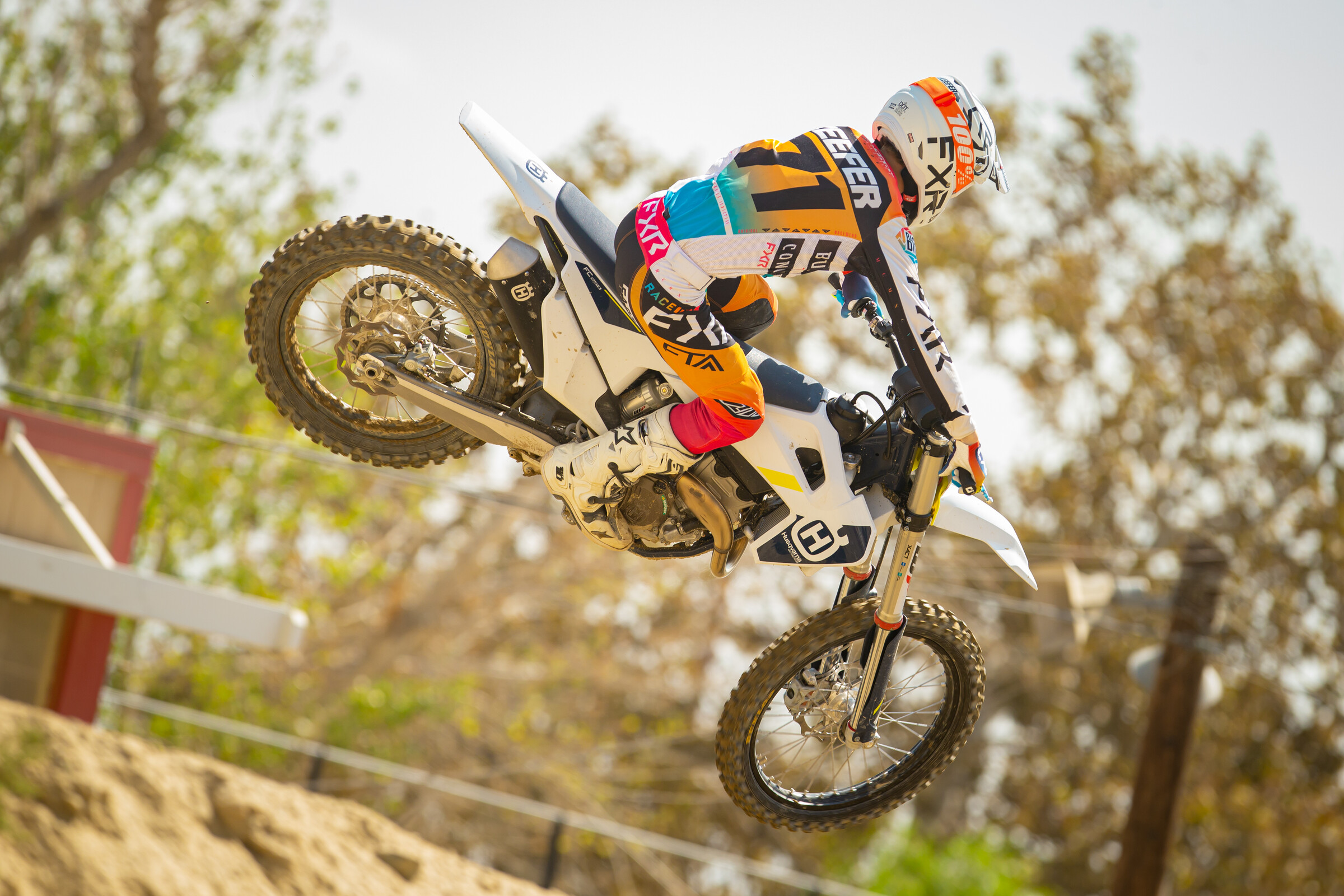 Aden Keefer on the 2022 Husqvarna FC 250.