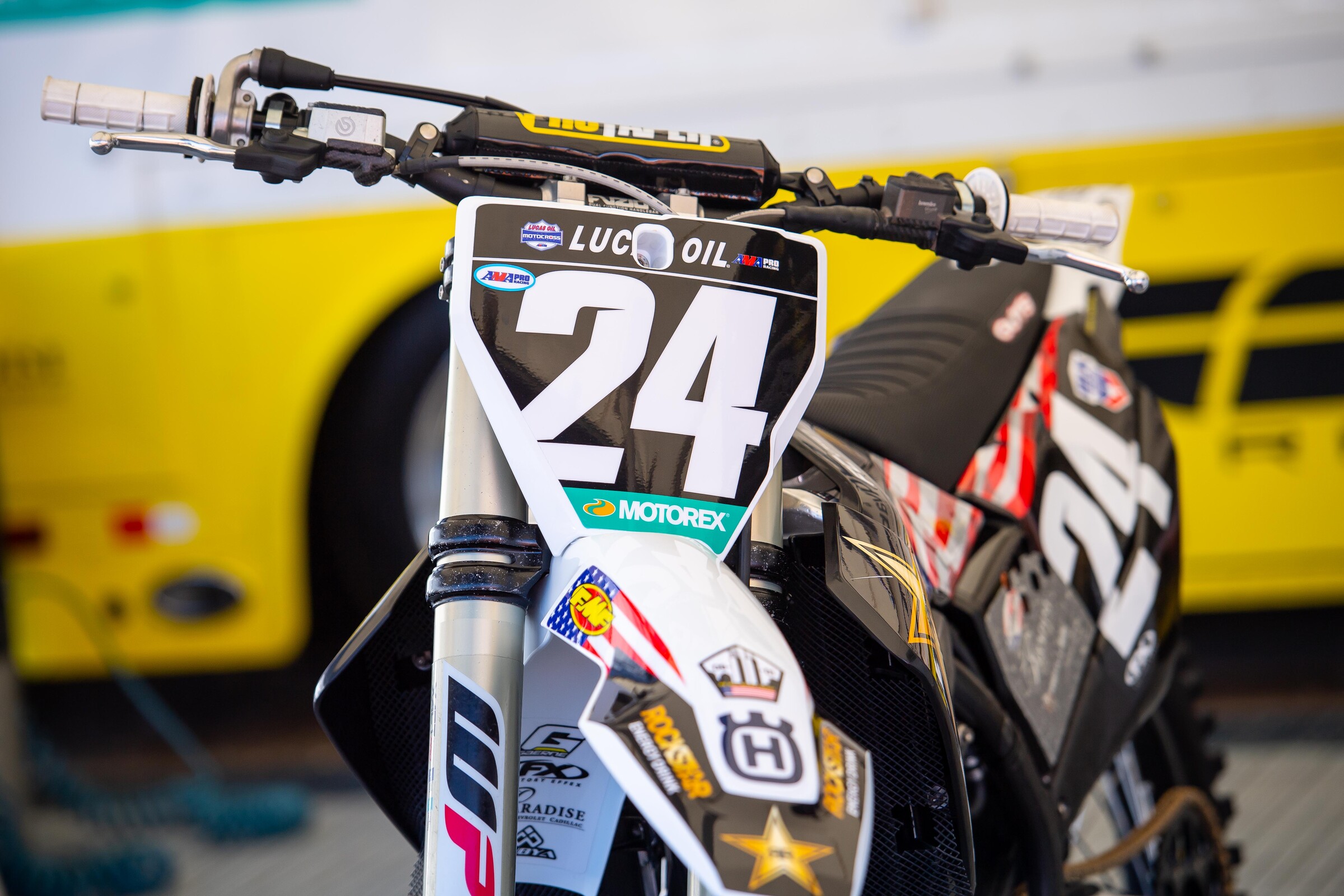RJ Hampshire's Husqvarna FC 250 for the Hangtown Motocross Classic.