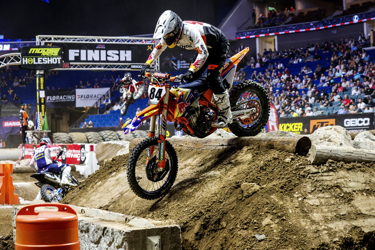 FMF KTM Factory Racing rider Trystan Hart finished second overall but was disappointed with the result.