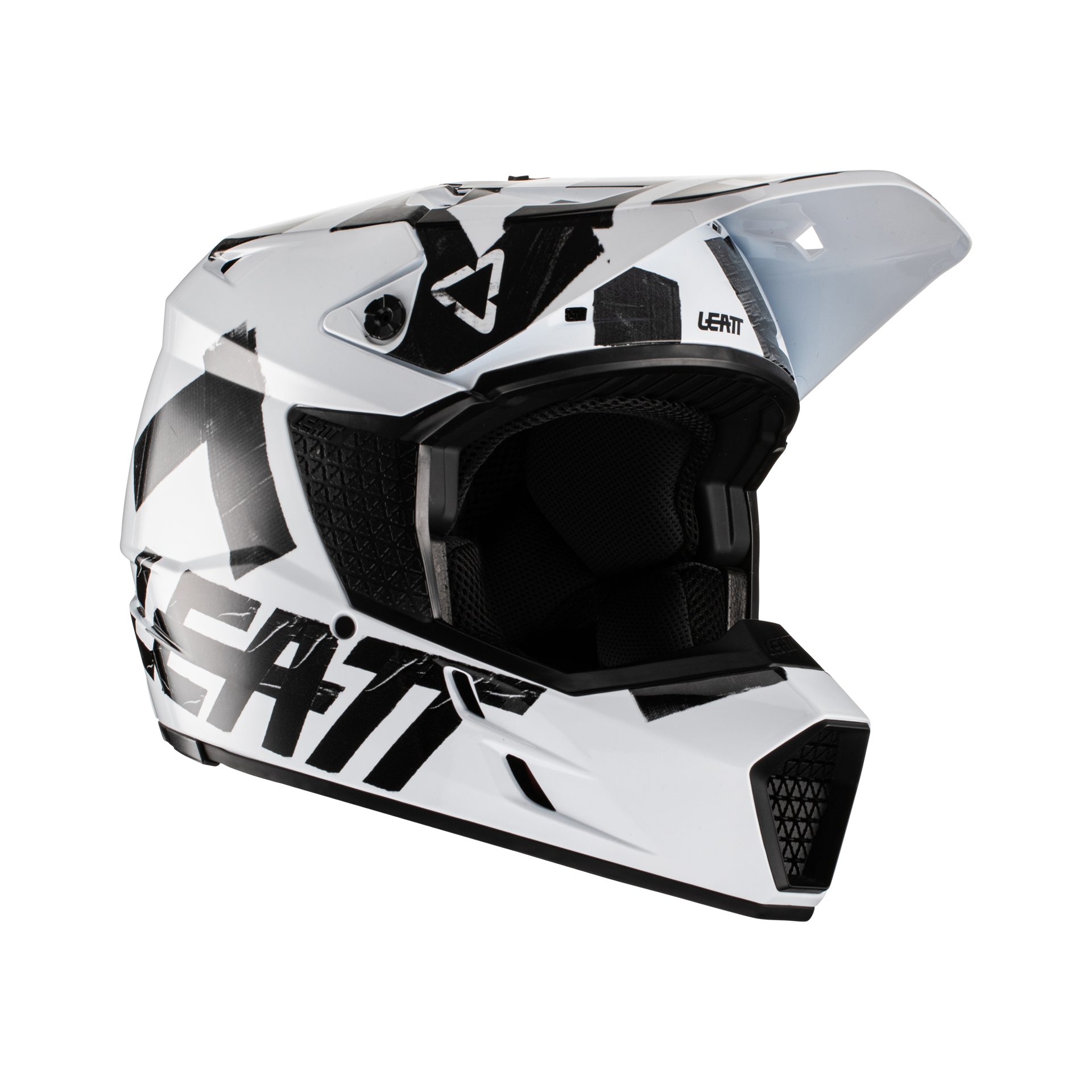 White - 3.5 Moto Helmet - Leatt 2022