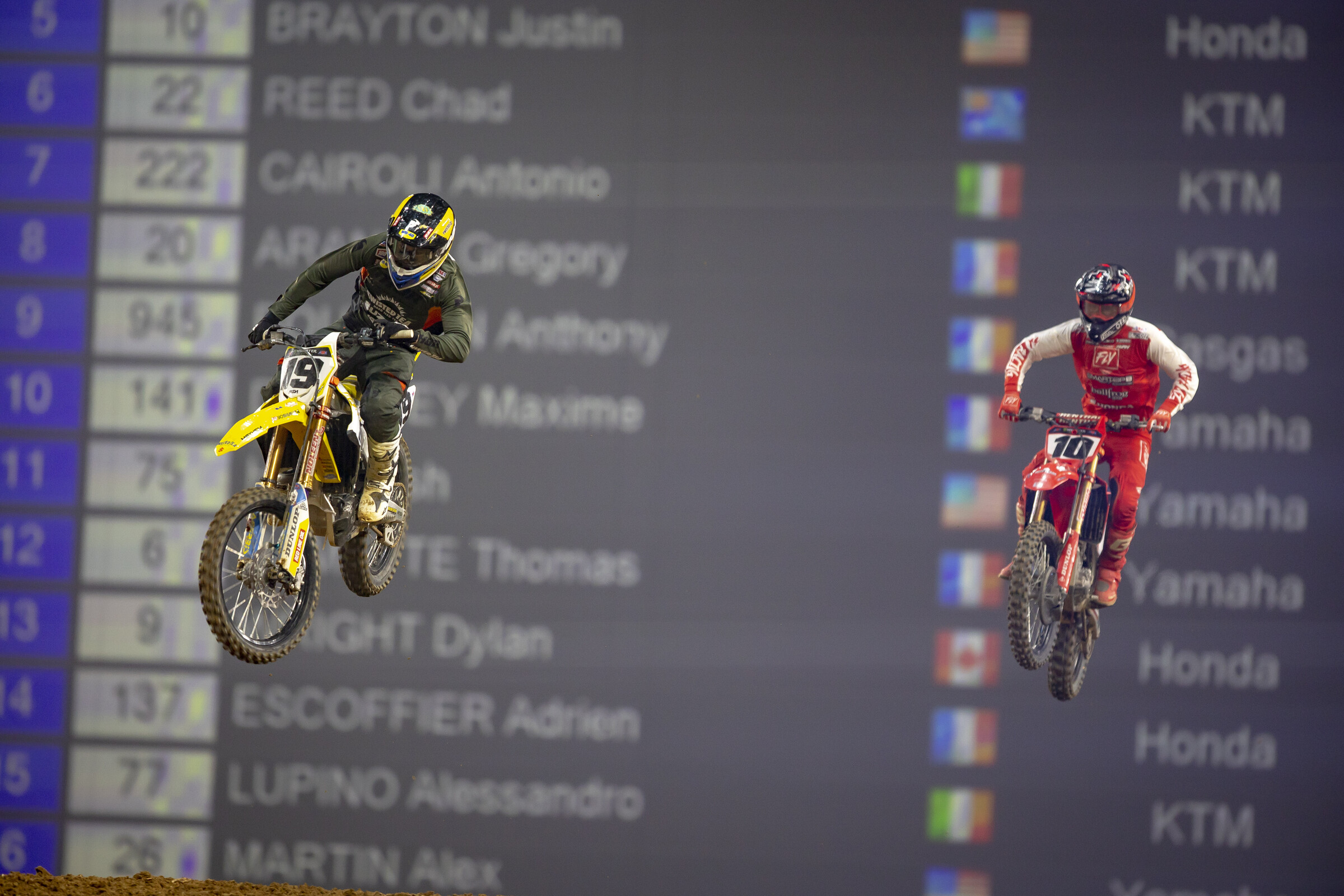 Bogle and Justin Brayton battling in Paris.