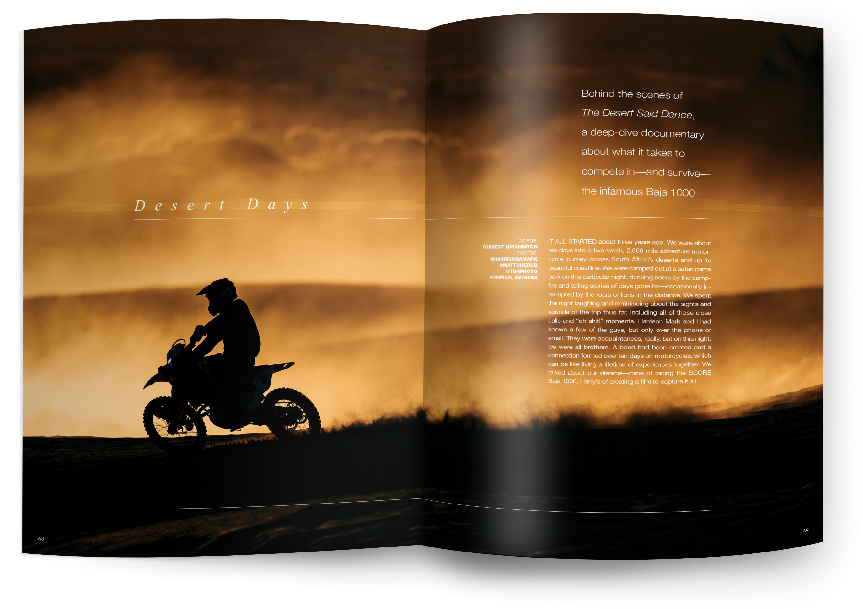 Desert Days in the February 2022 Issue of Racer X Illustrated