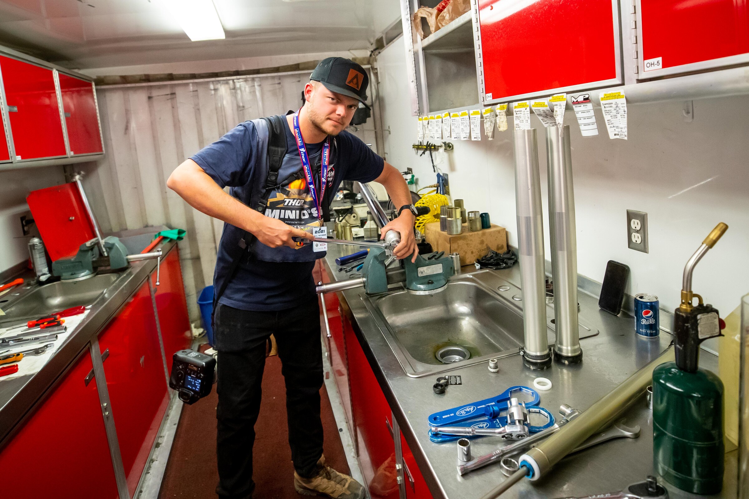 Cole Beach: photographer or suspension tech?