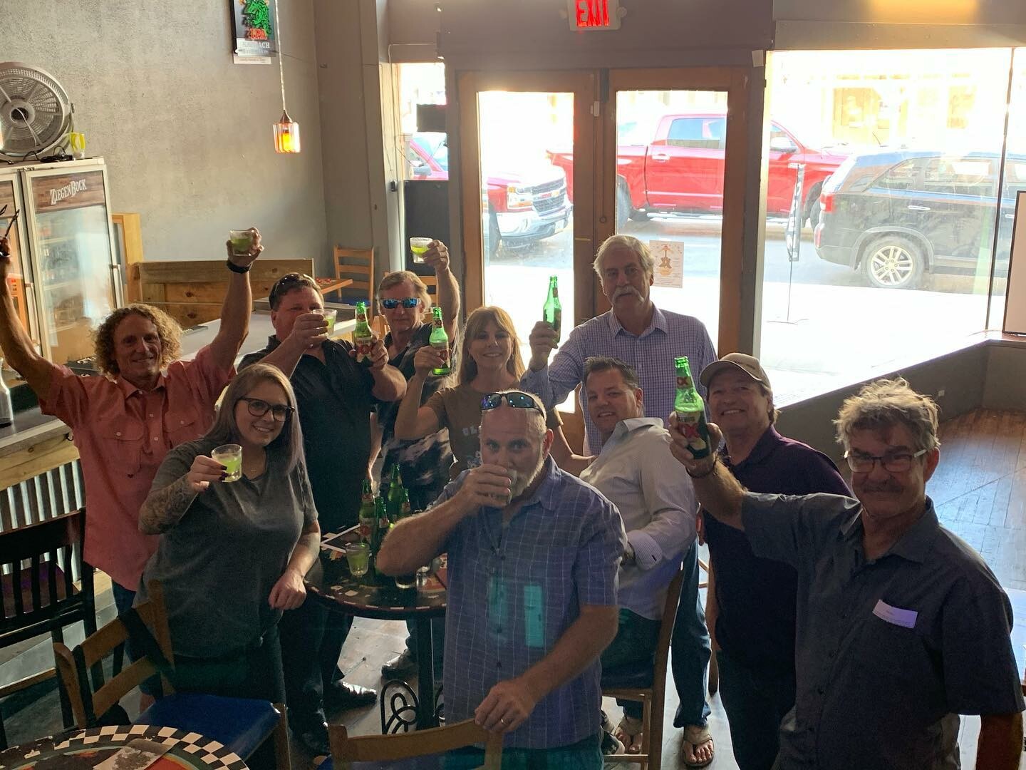 A toast for Tom Hudson