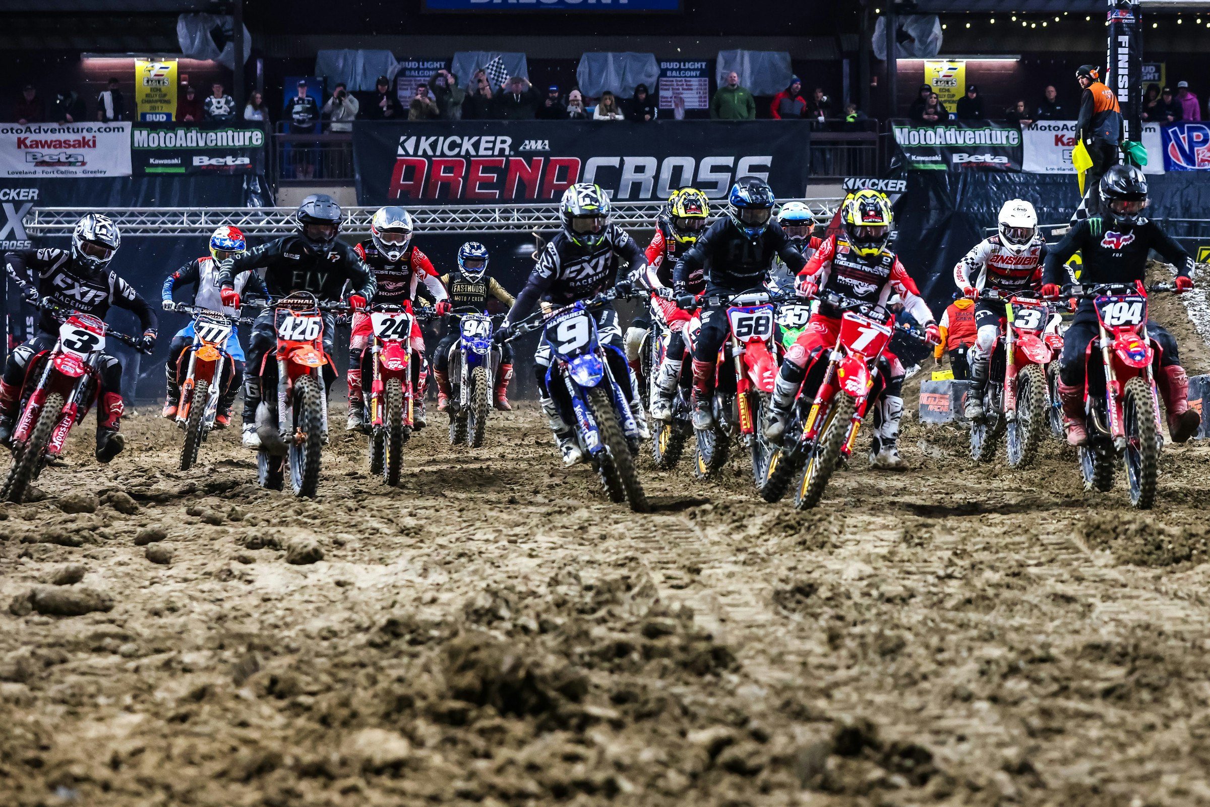 Lance Kobusch Ends Kyle Peters Winning Streak in Kicker AMA Arenacross