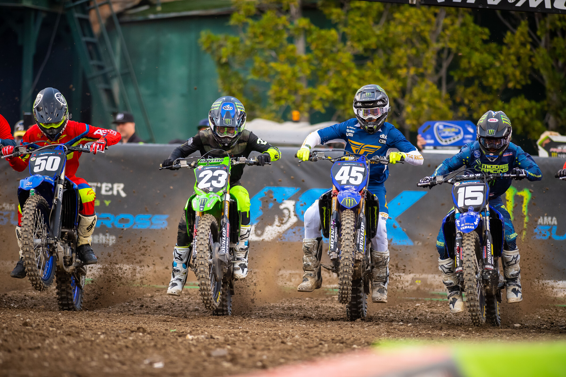 The 250SX Futures main event gate drop.