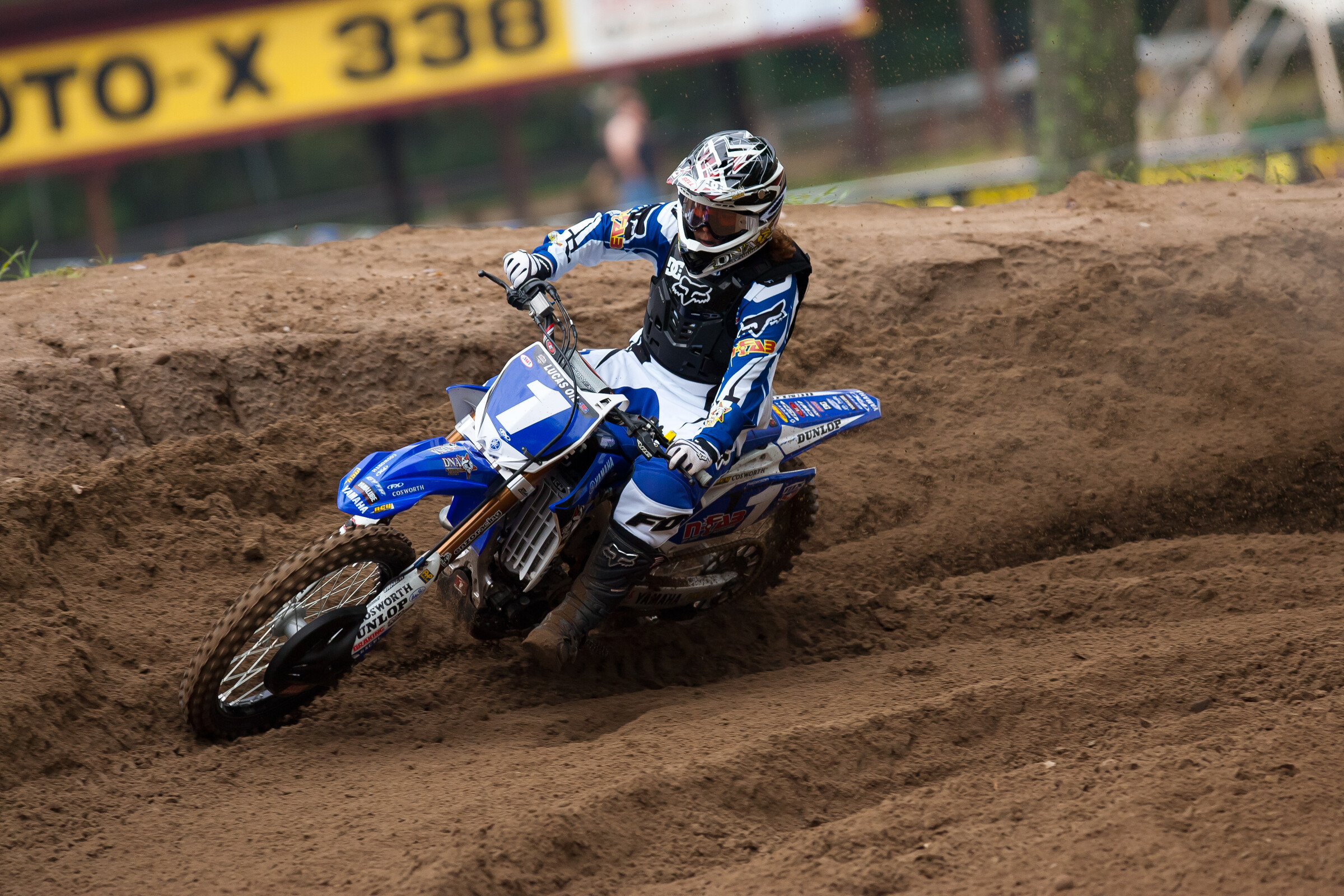 Jessica Patterson-Ray at the 2011 Southwick National WMX race.