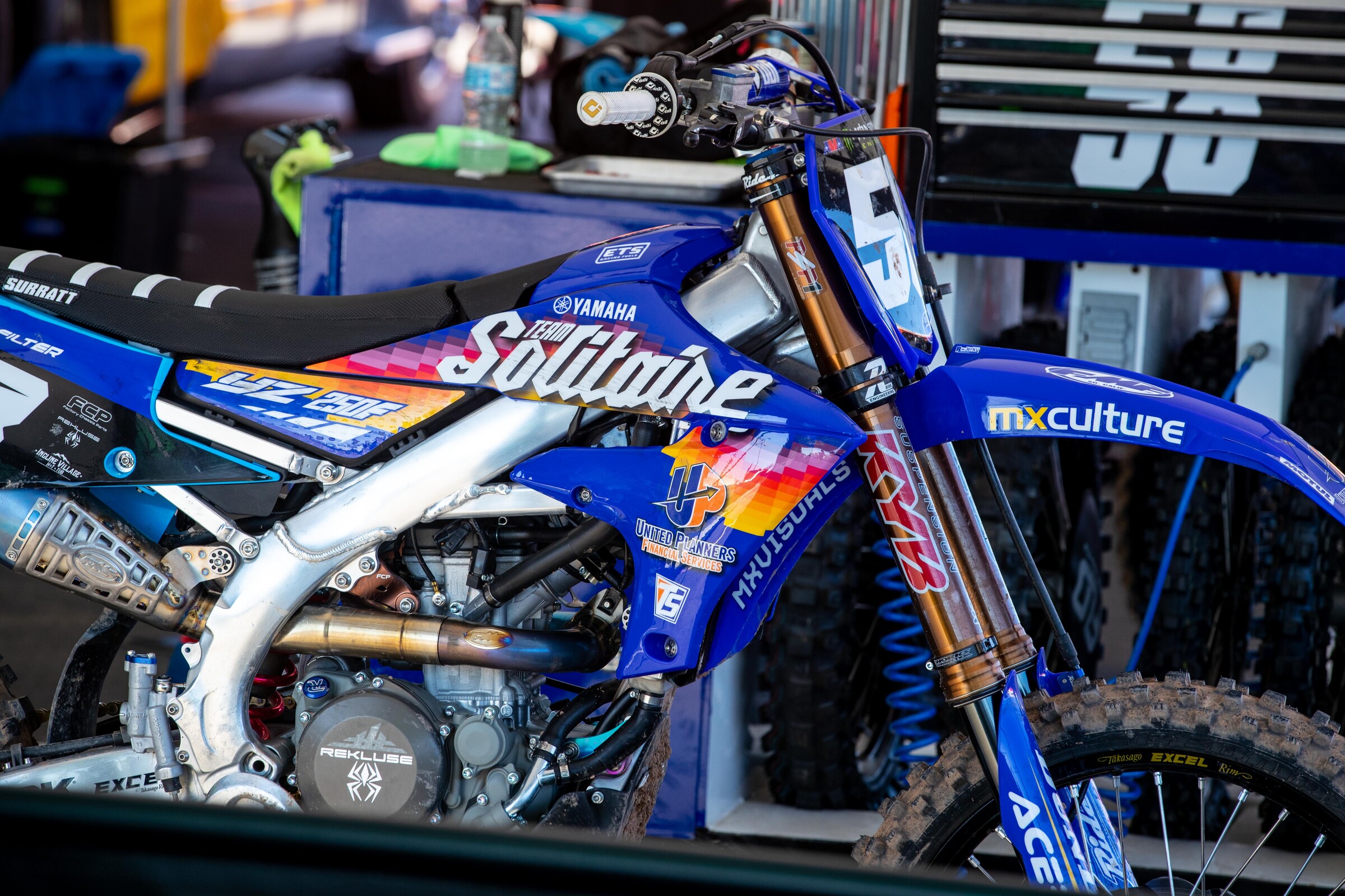 Ryan Surratt's Yamaha YZ250F.