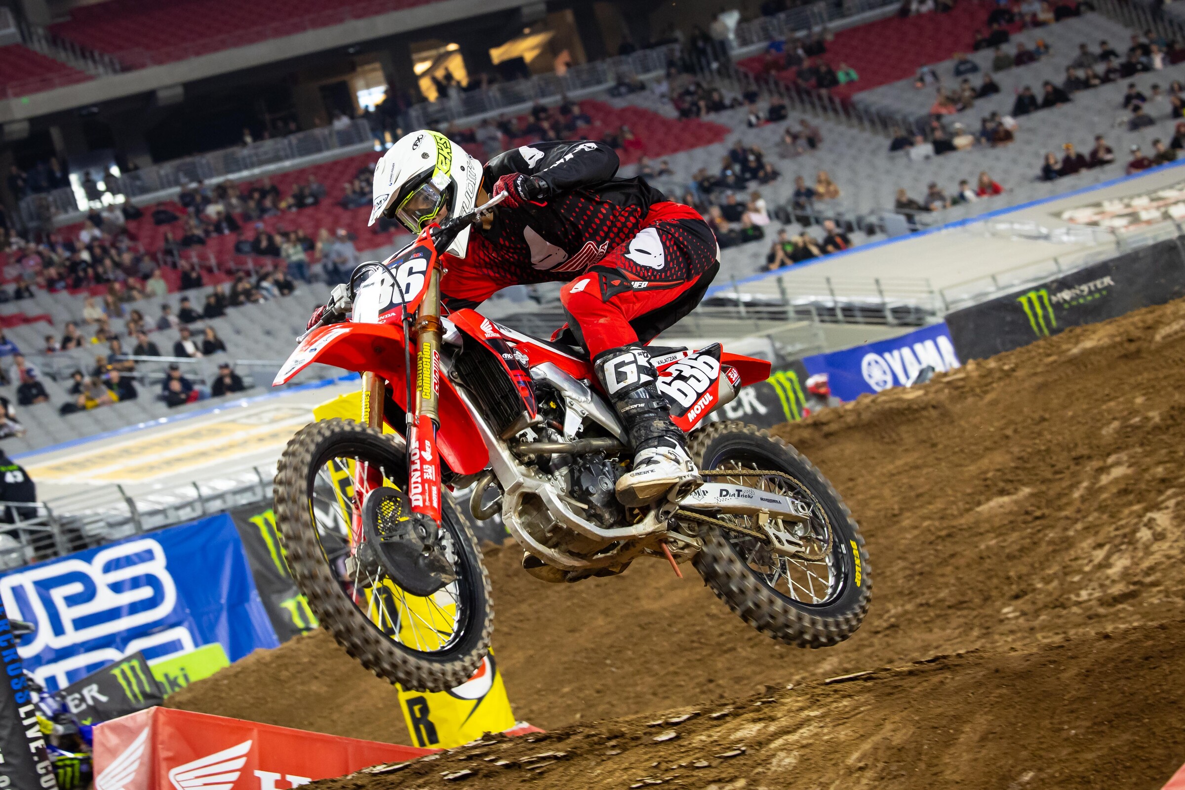 Luke Kalaitzian (Honda) finished second in the Glendale 250SX Futures main event.