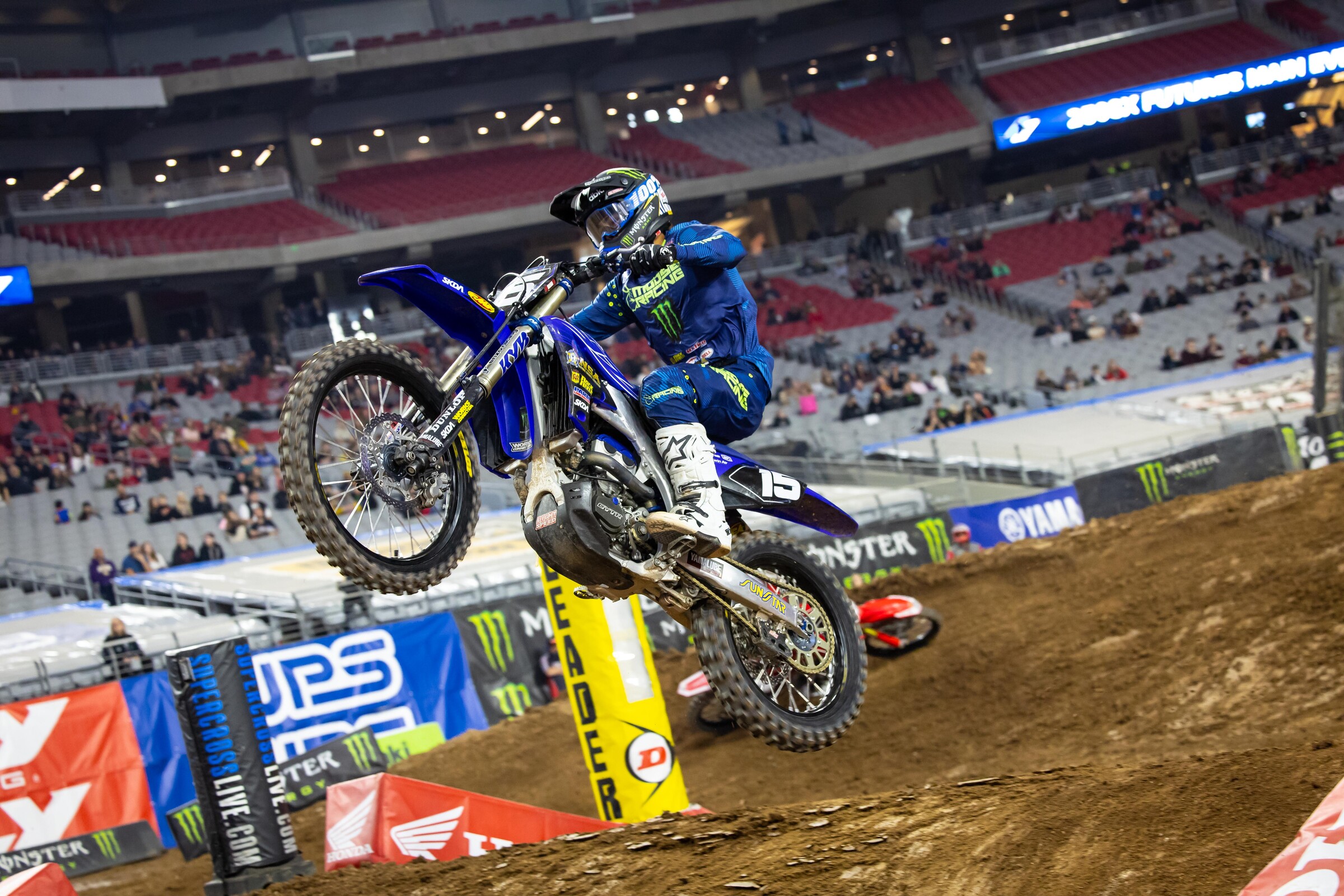 Gavin Towers (Yamaha) finished third in the Glendale 250SX Futures main event.