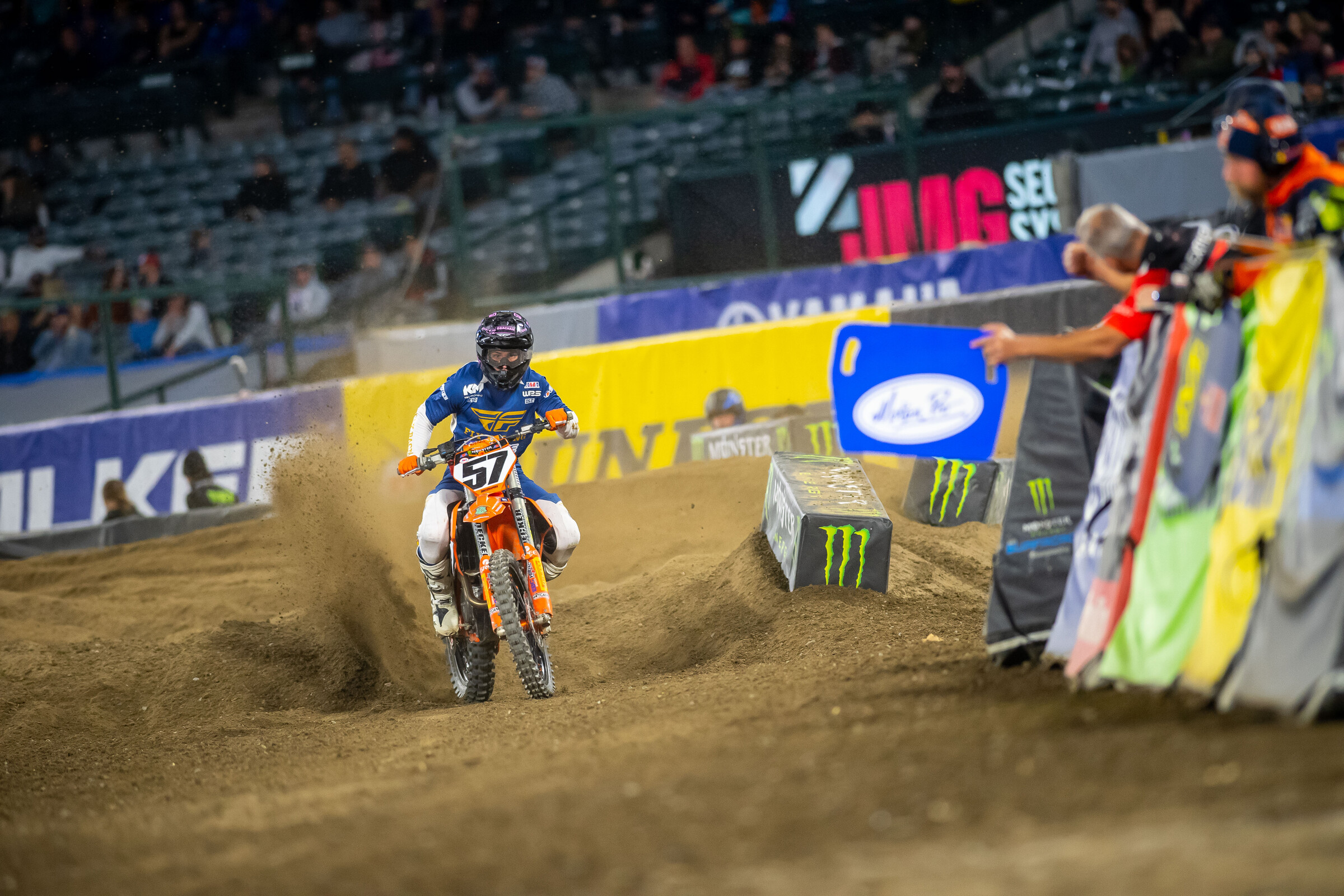 Moranz at the Anaheim 2 Supercross.