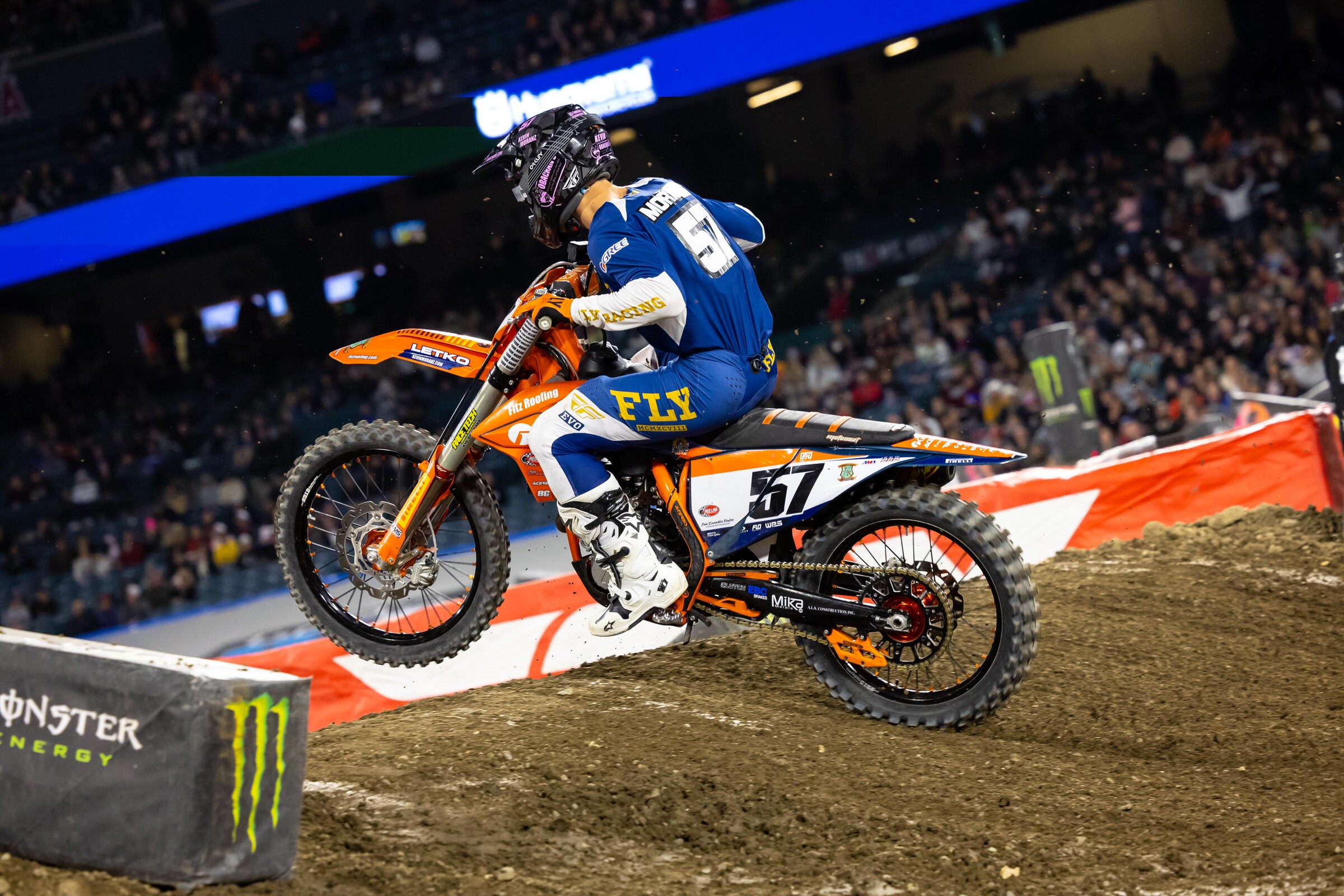 Moranz at the Anaheim 2 Supercross.
