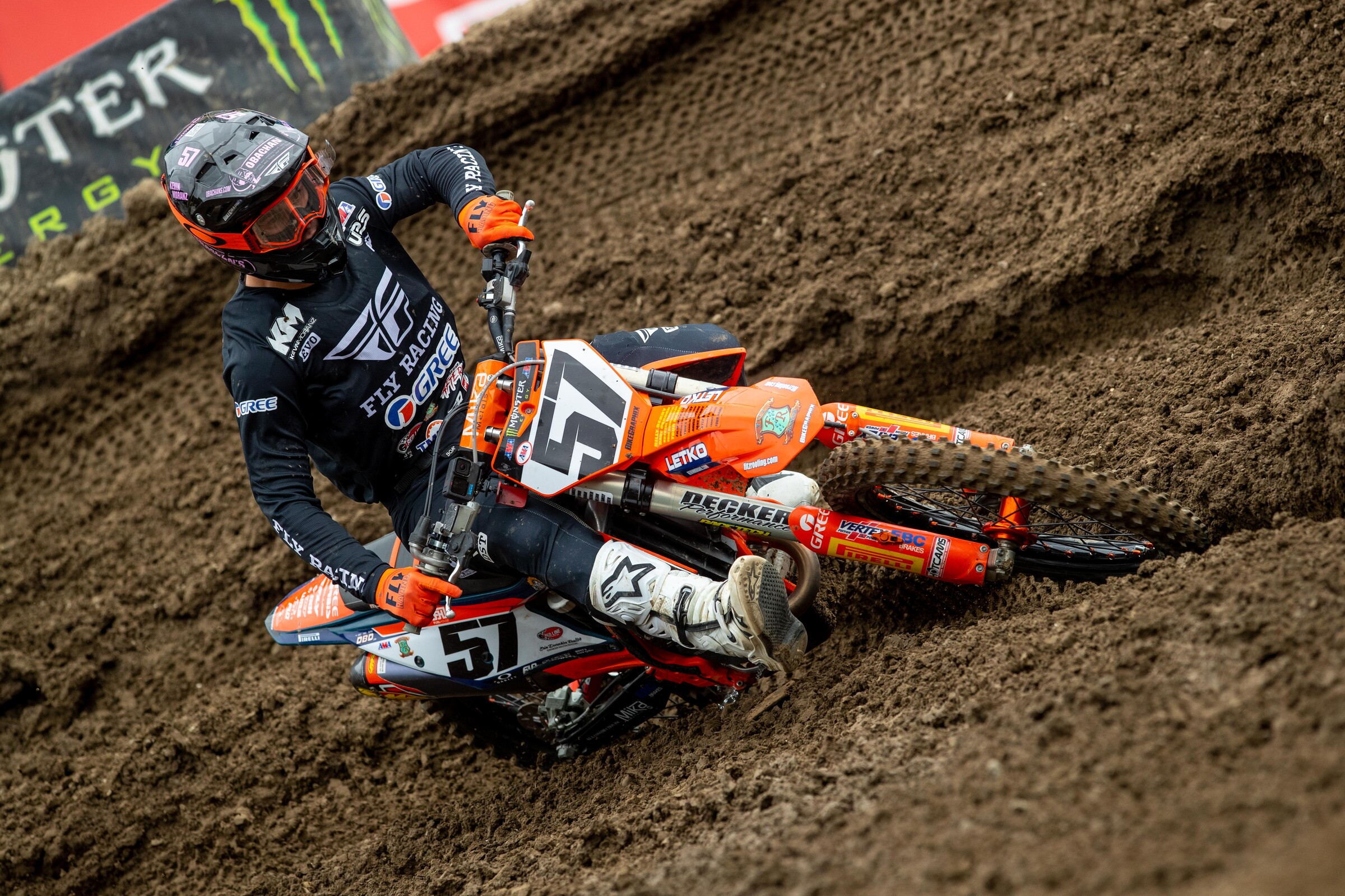 Moranz at the Anaheim 2 Supercross.