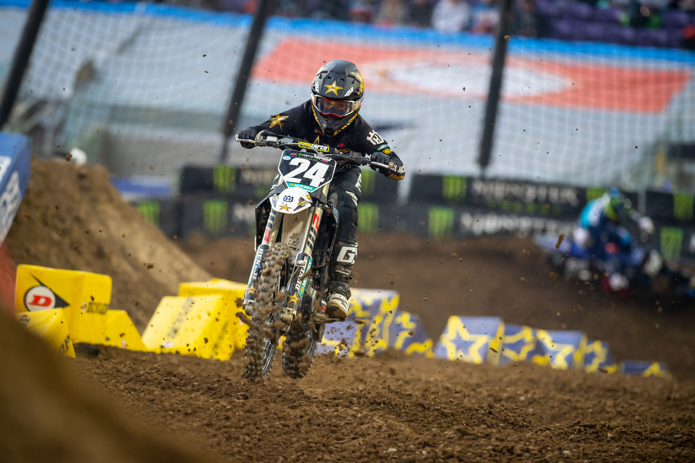 Then finished fifth in the 250SX main event.