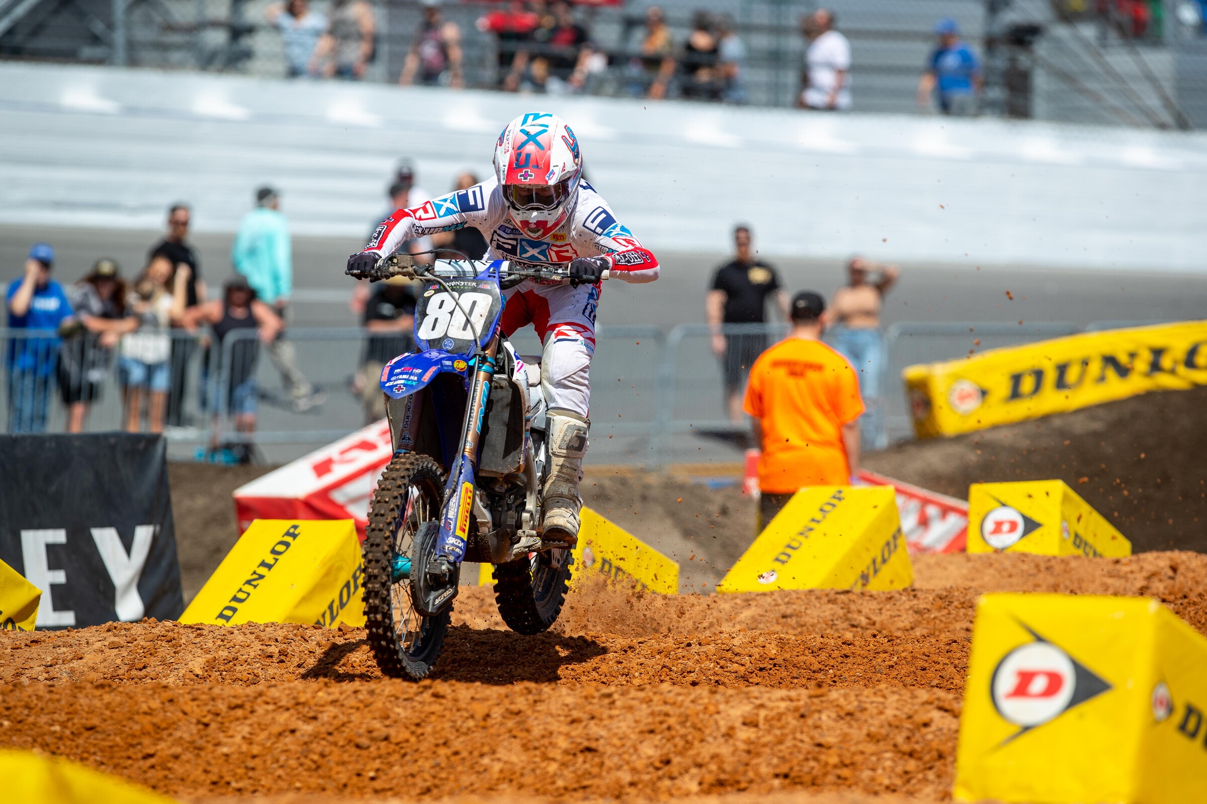 Enzo Lopes qualified third overall in 250SX.