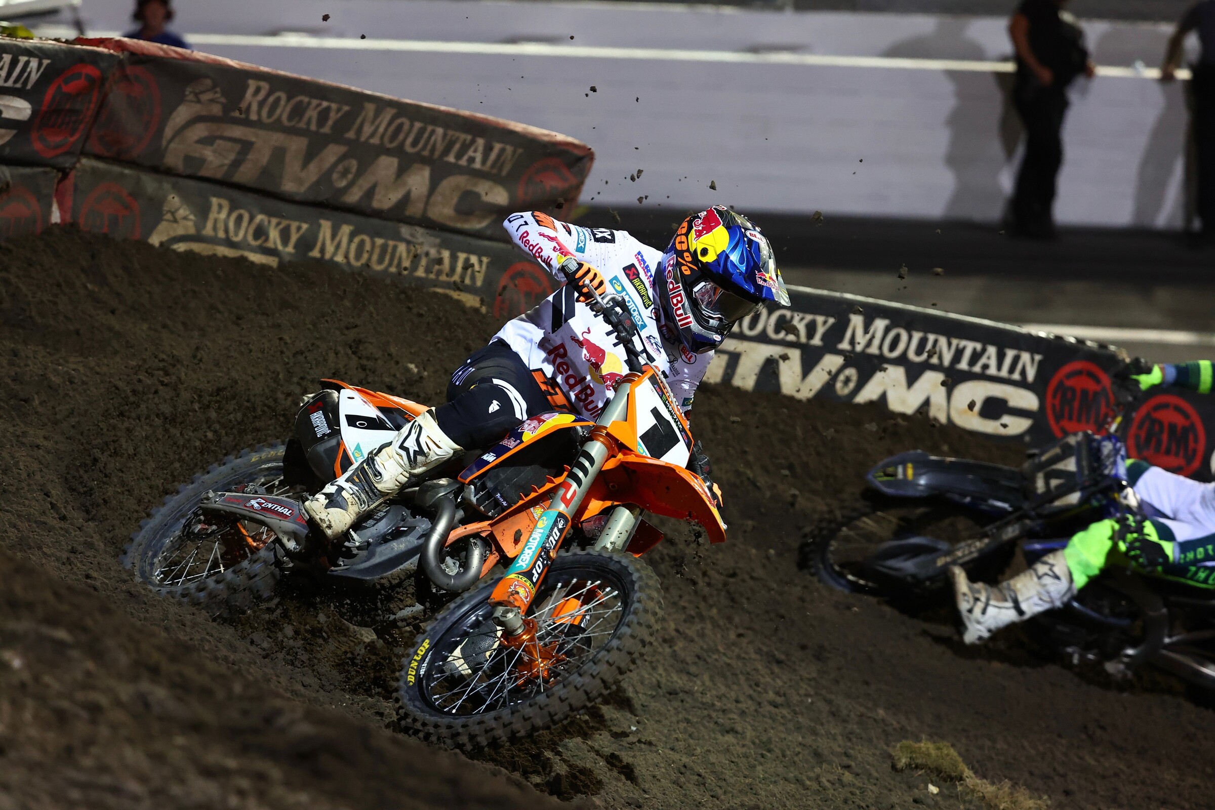 Webb with Ferrandis close behind.