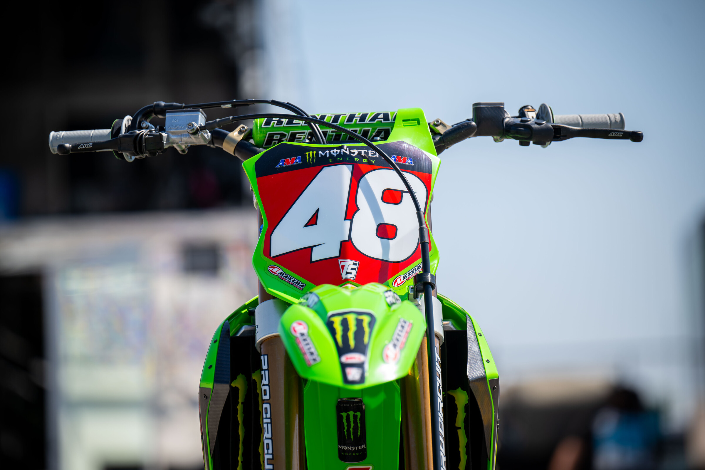 Cameron McAdoo's Kawasaki KX250.