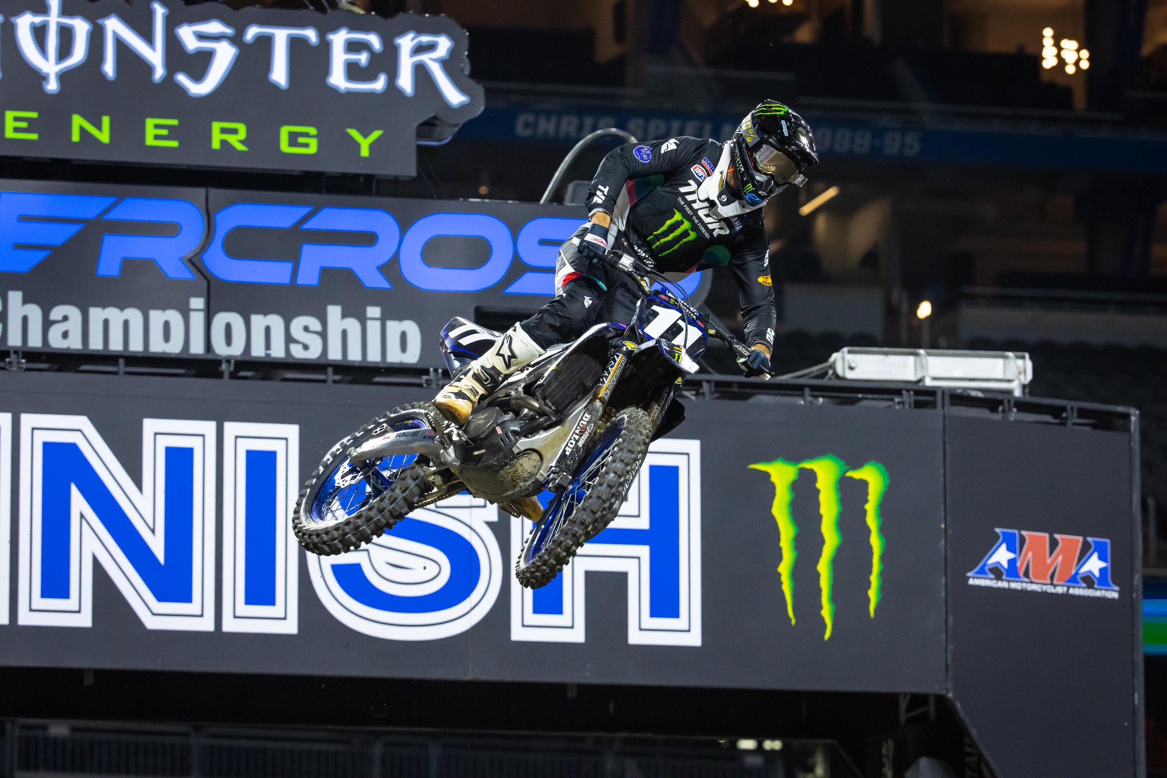 First look at Kyle Chisholm on his Monster Energy/Star Yamaha Racing YZ250F fill-in ride.