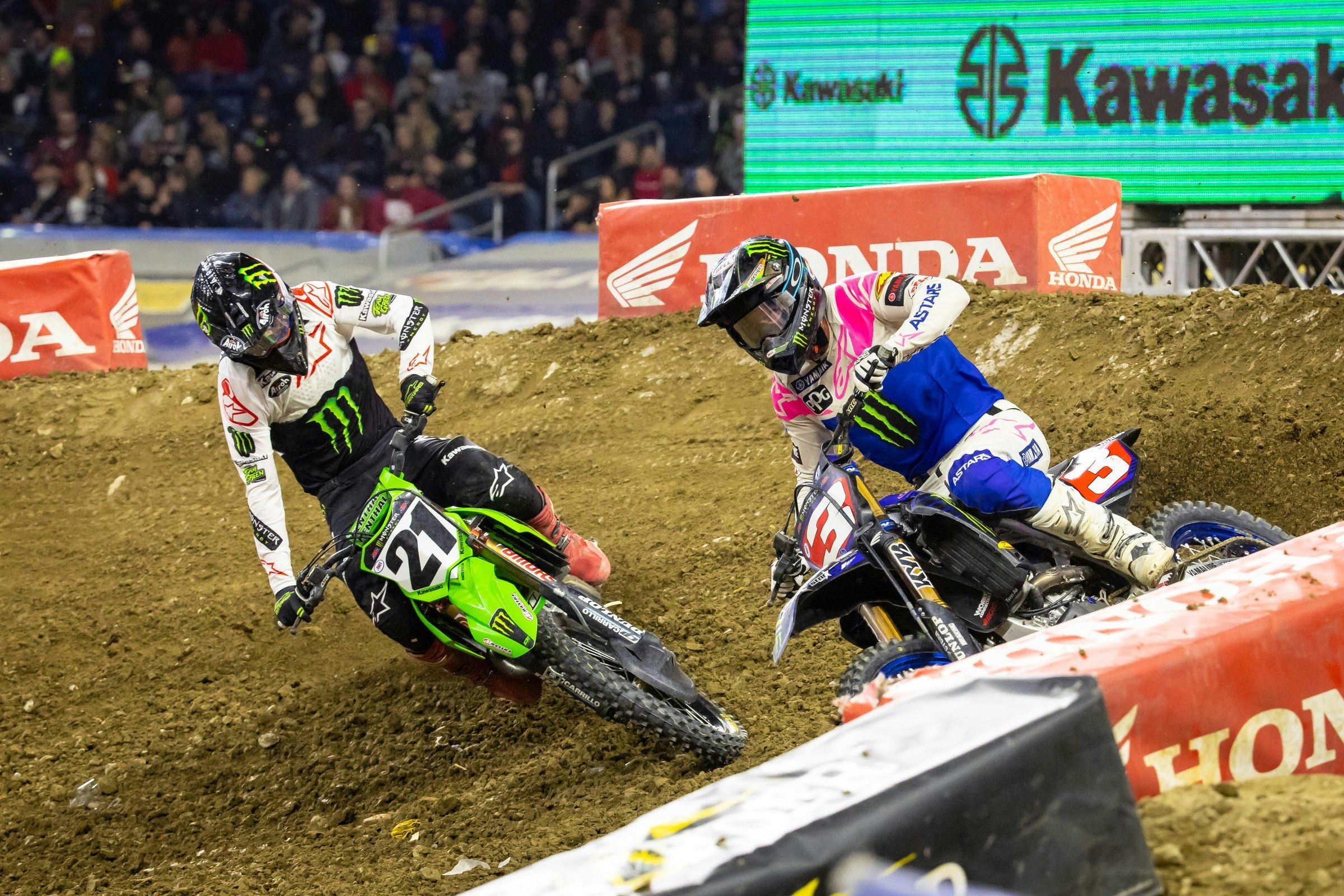Detroit Supercross Video Highlights