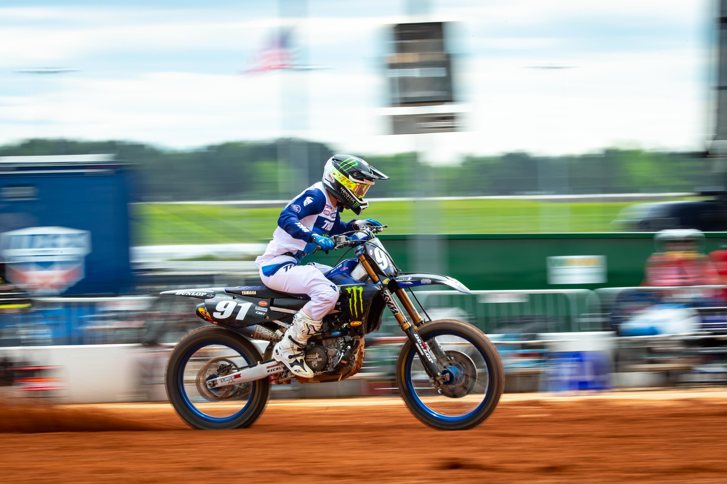 Nate Thrasher at Atlanta Motor Speedway in 2021.