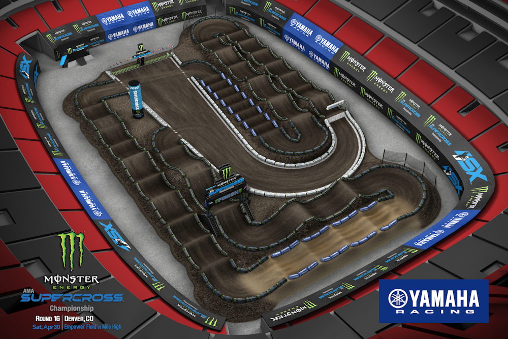 Watch: Denver Supercross Animated Track Map thumbnail